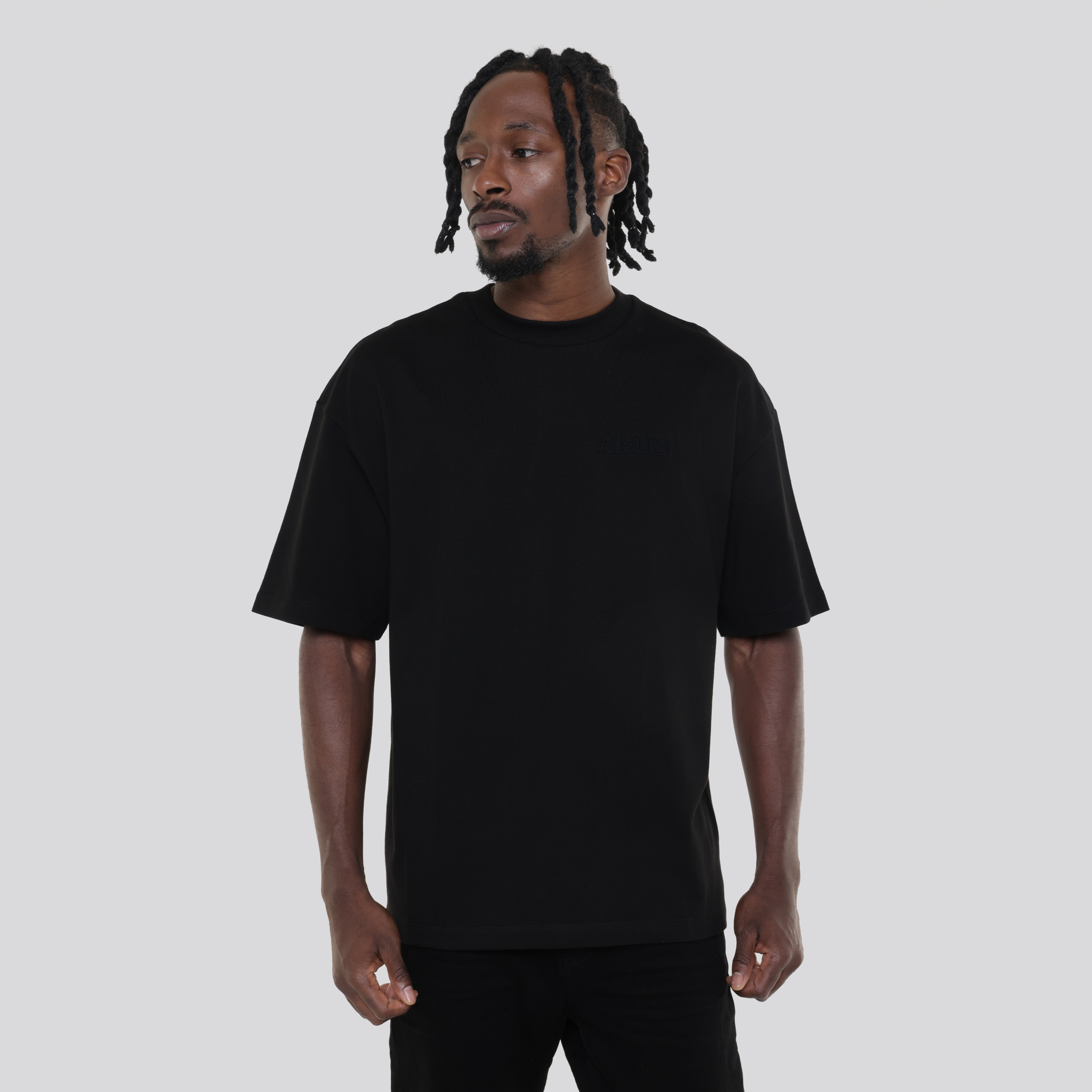 Camiseta Negra AMIRI Oversized