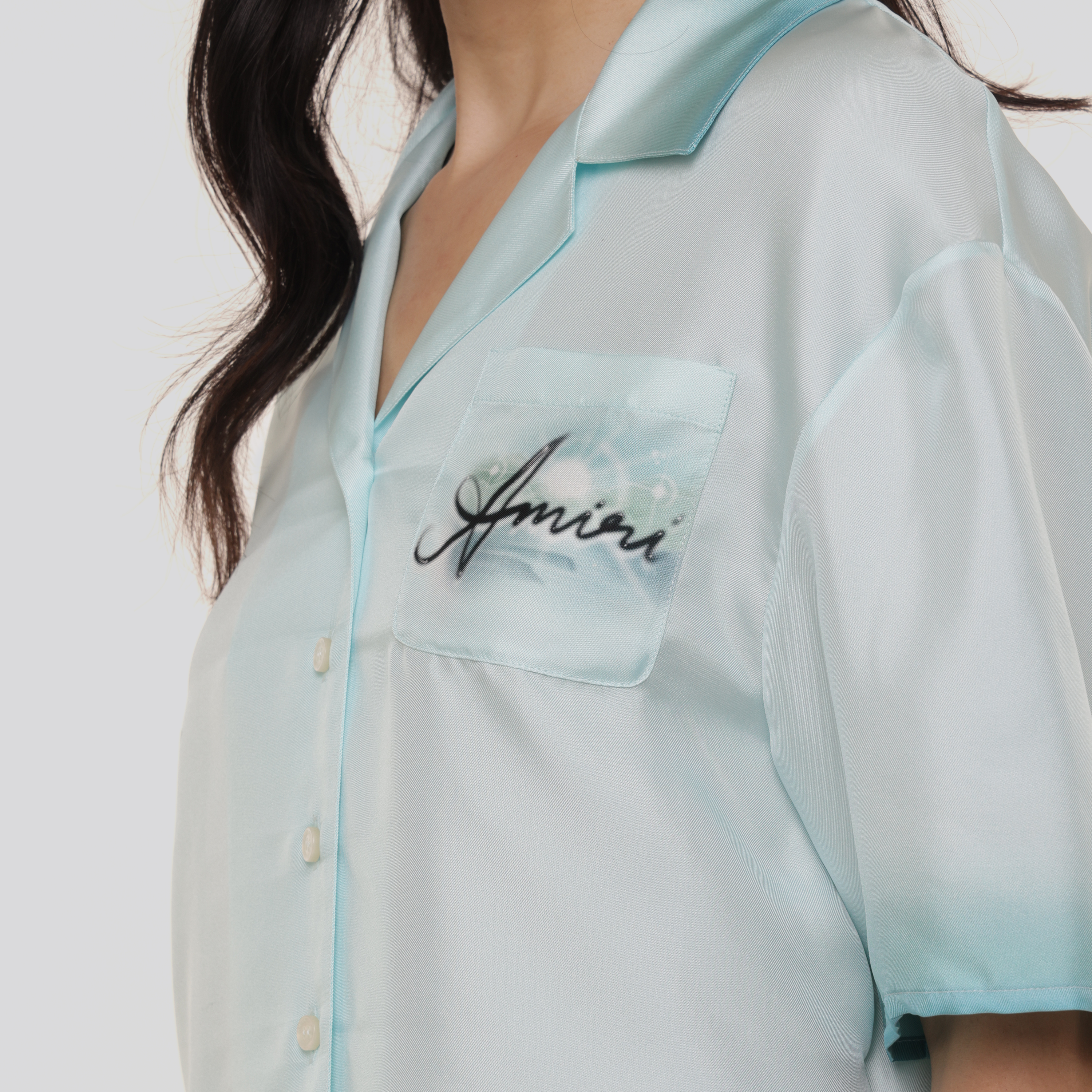 Camisa Celeste AMIRI Paradise
