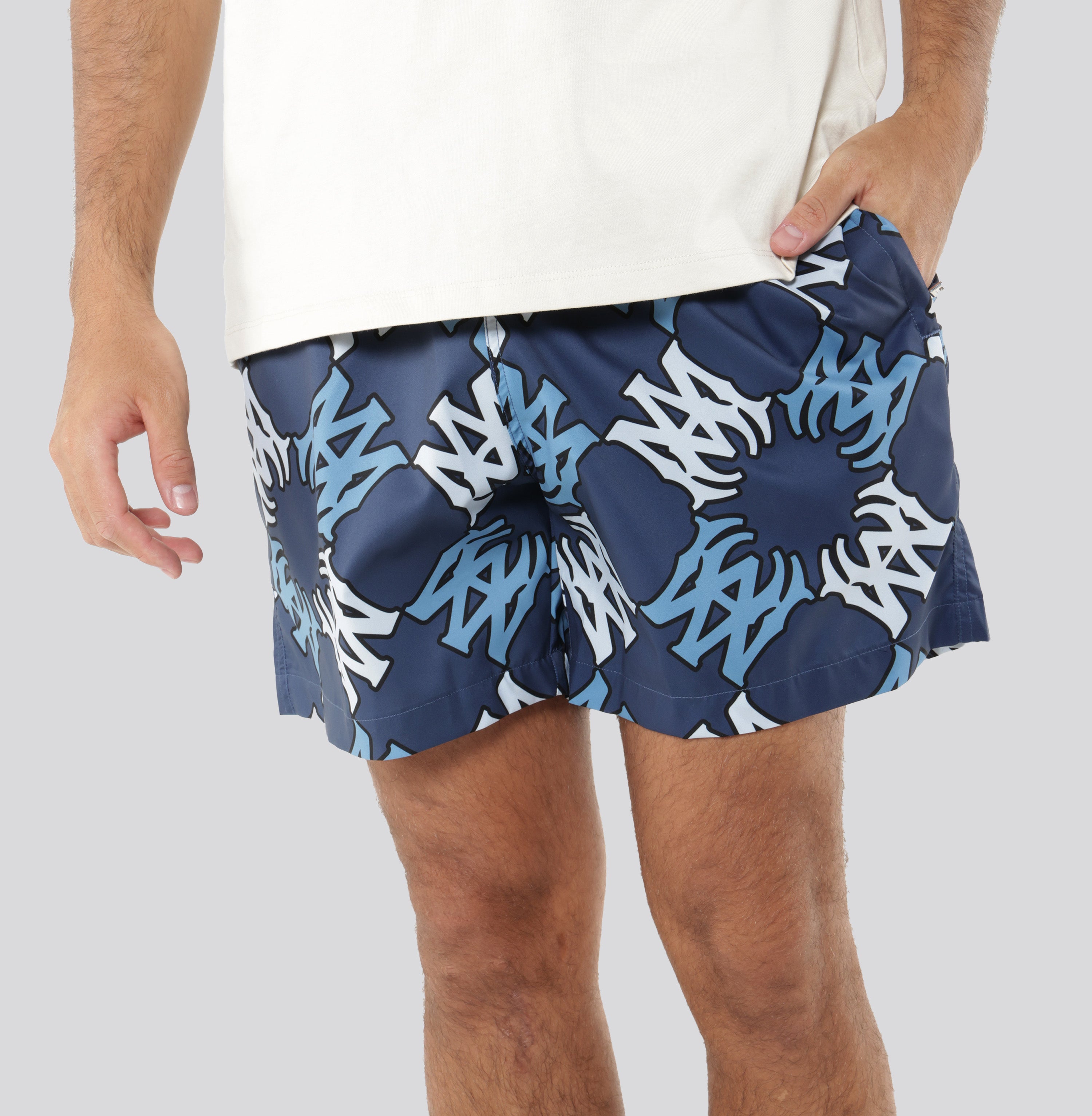 Pantaloneta Midnight Blue AMIRI MA Quad Swim Trunk