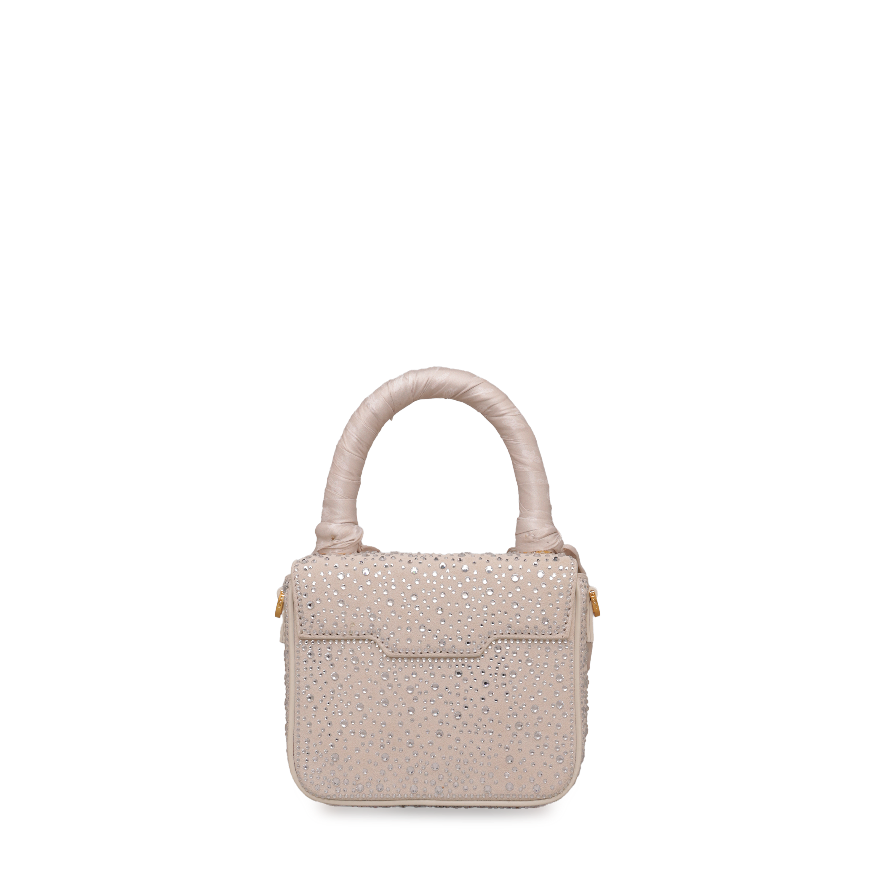 Cartera Beige AMIRI Crystal Micro Ma