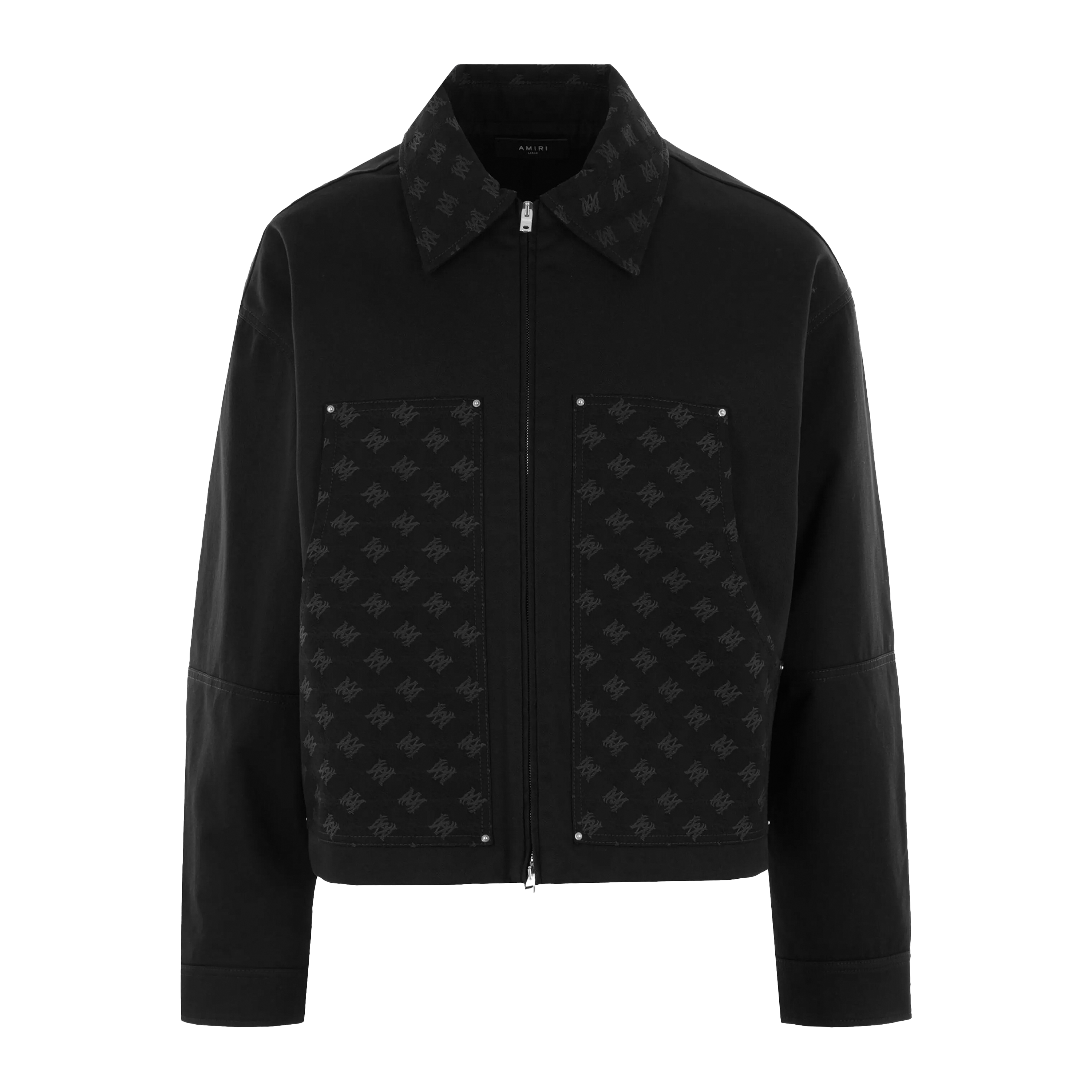 Chaqueta Negra AMIRI MA Quad Jacquard Work Jacket