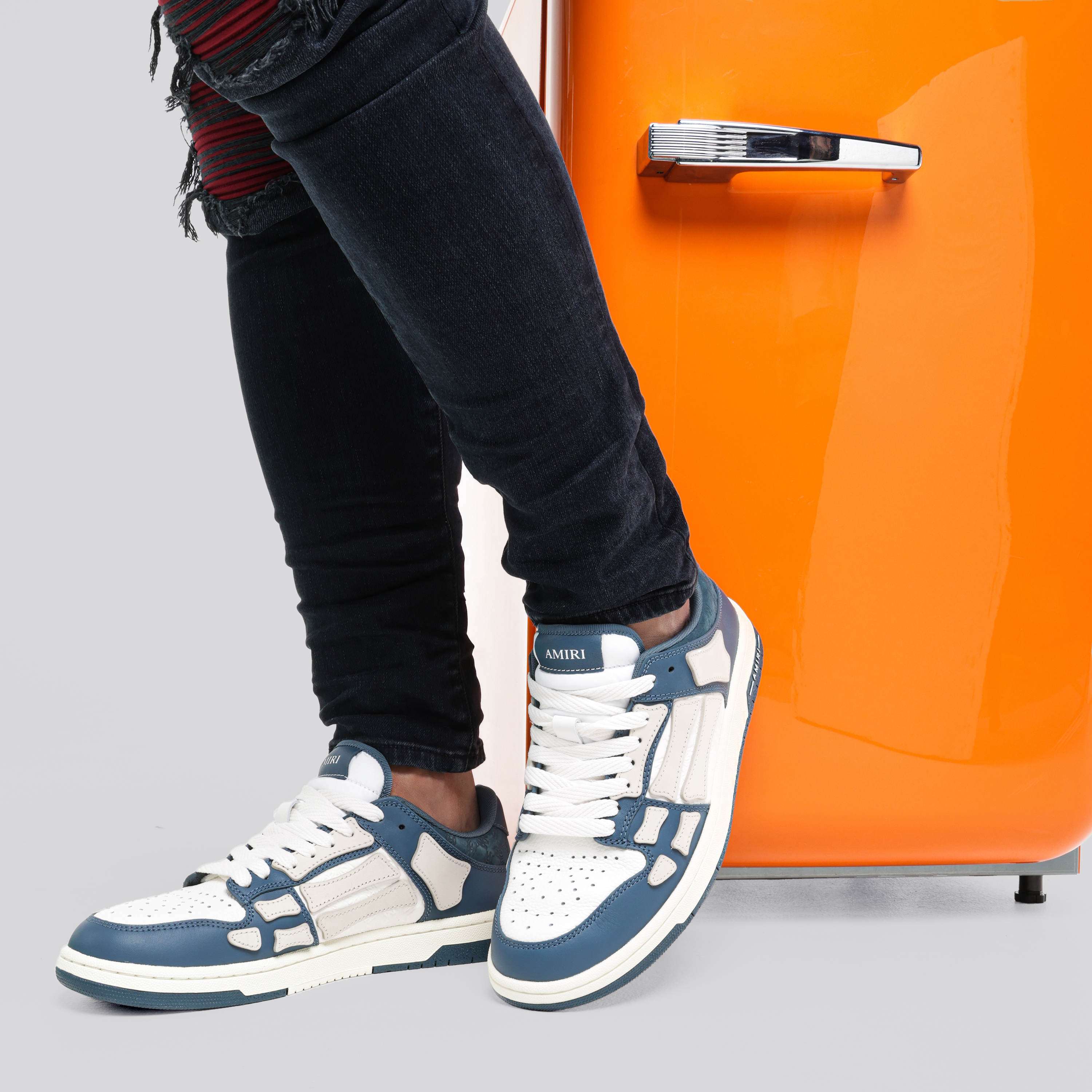 Sneakers Azules AMIRI Debossed MA Quad Skel