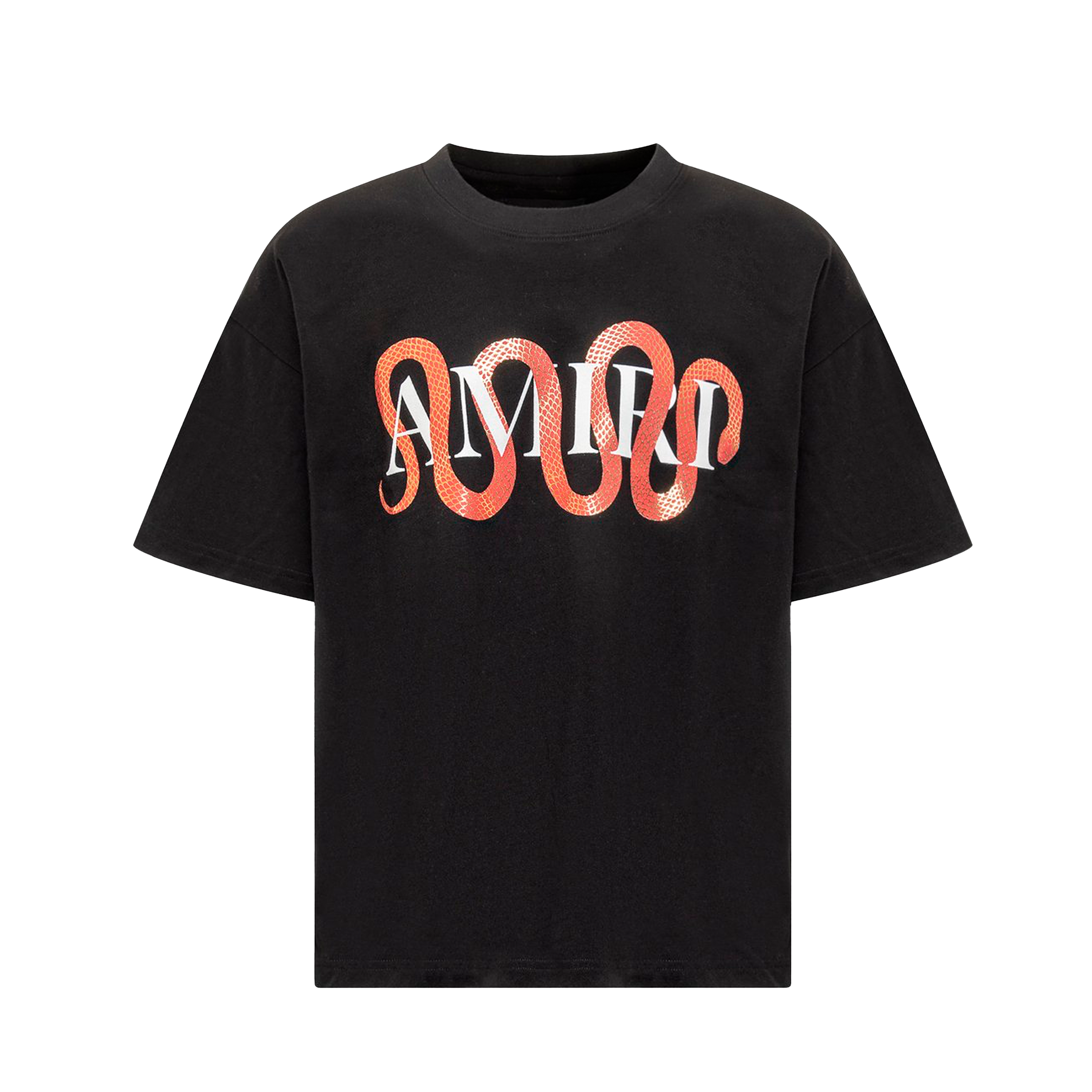 Camiseta Negra AMIRI Snake