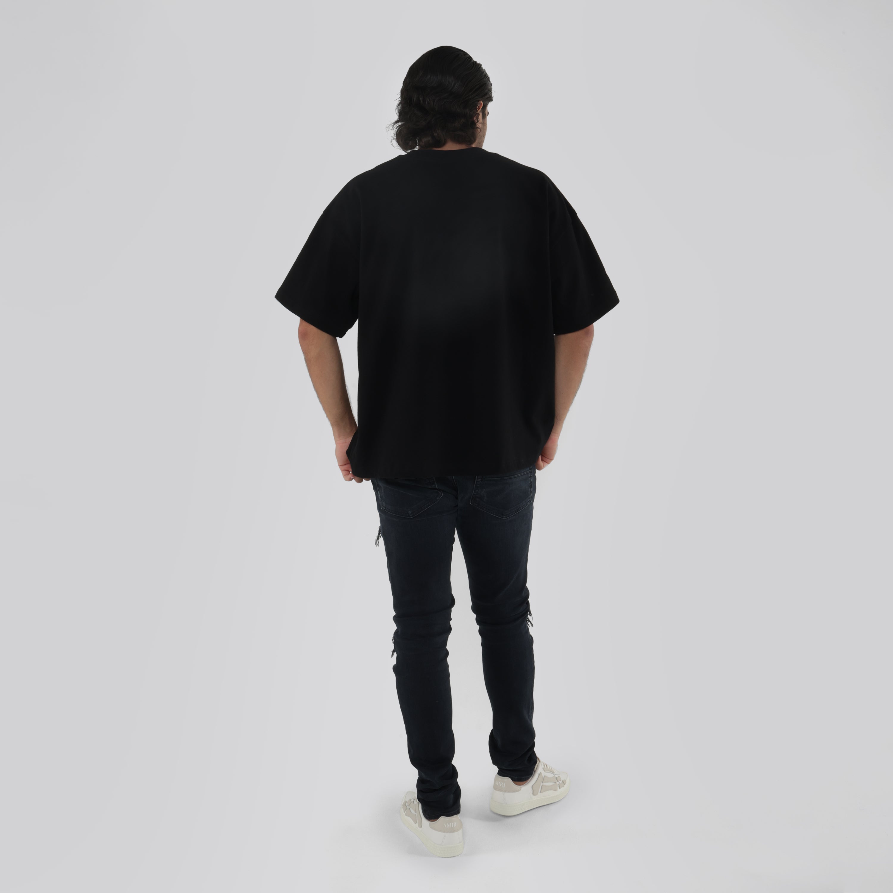 Camiseta Negra AMIRI Snake