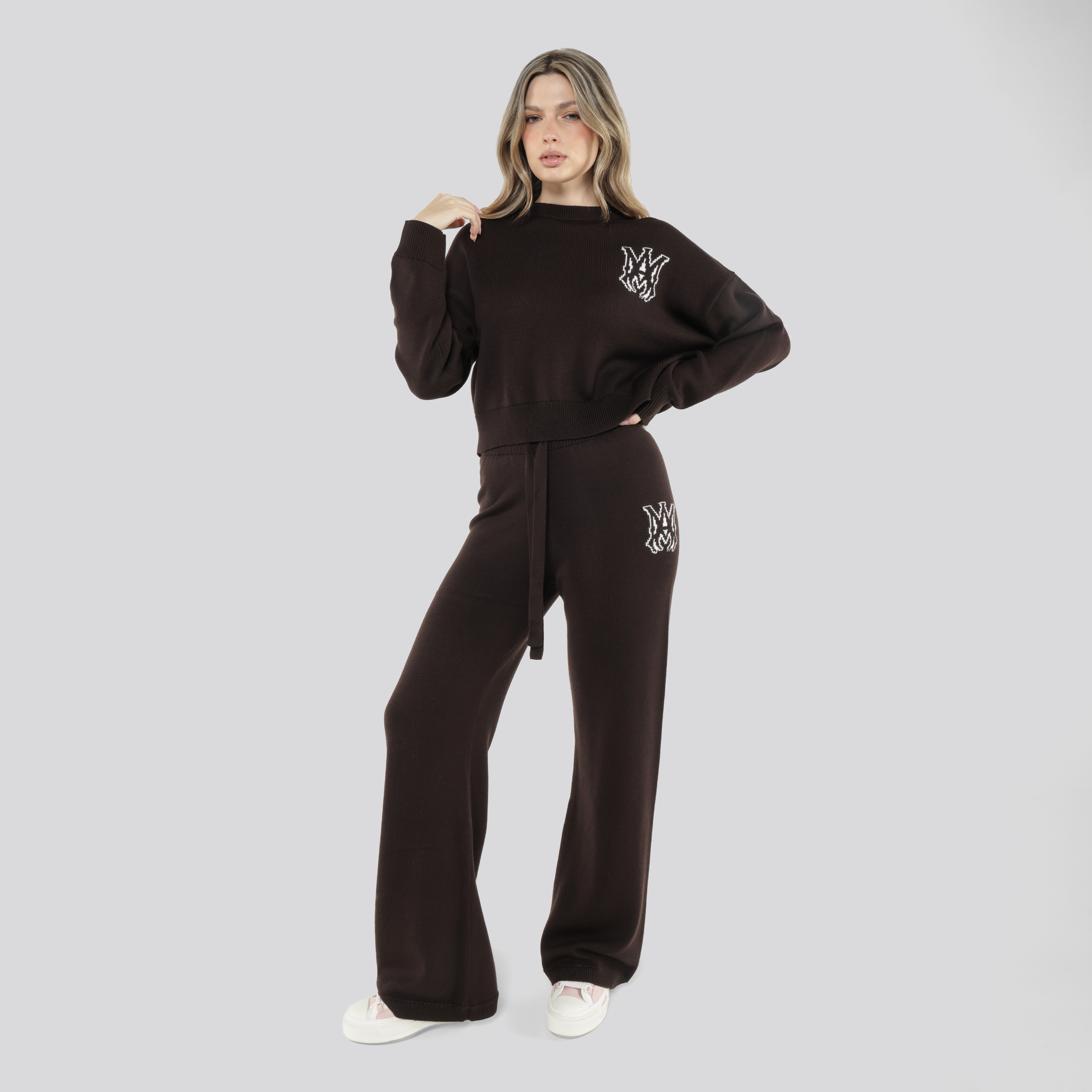 Sudadera Café AMIRI MA Logo