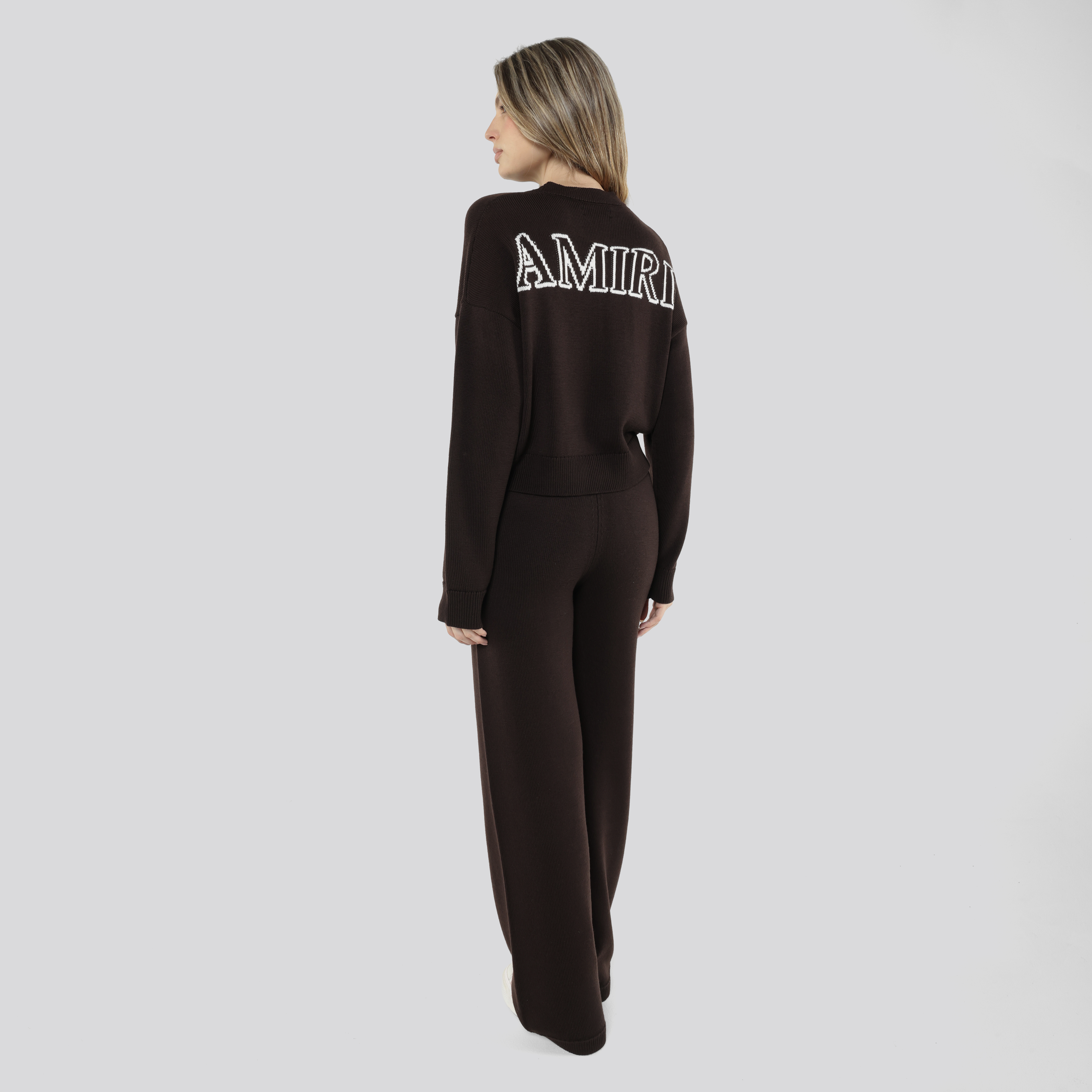 Sudadera Café AMIRI MA Logo