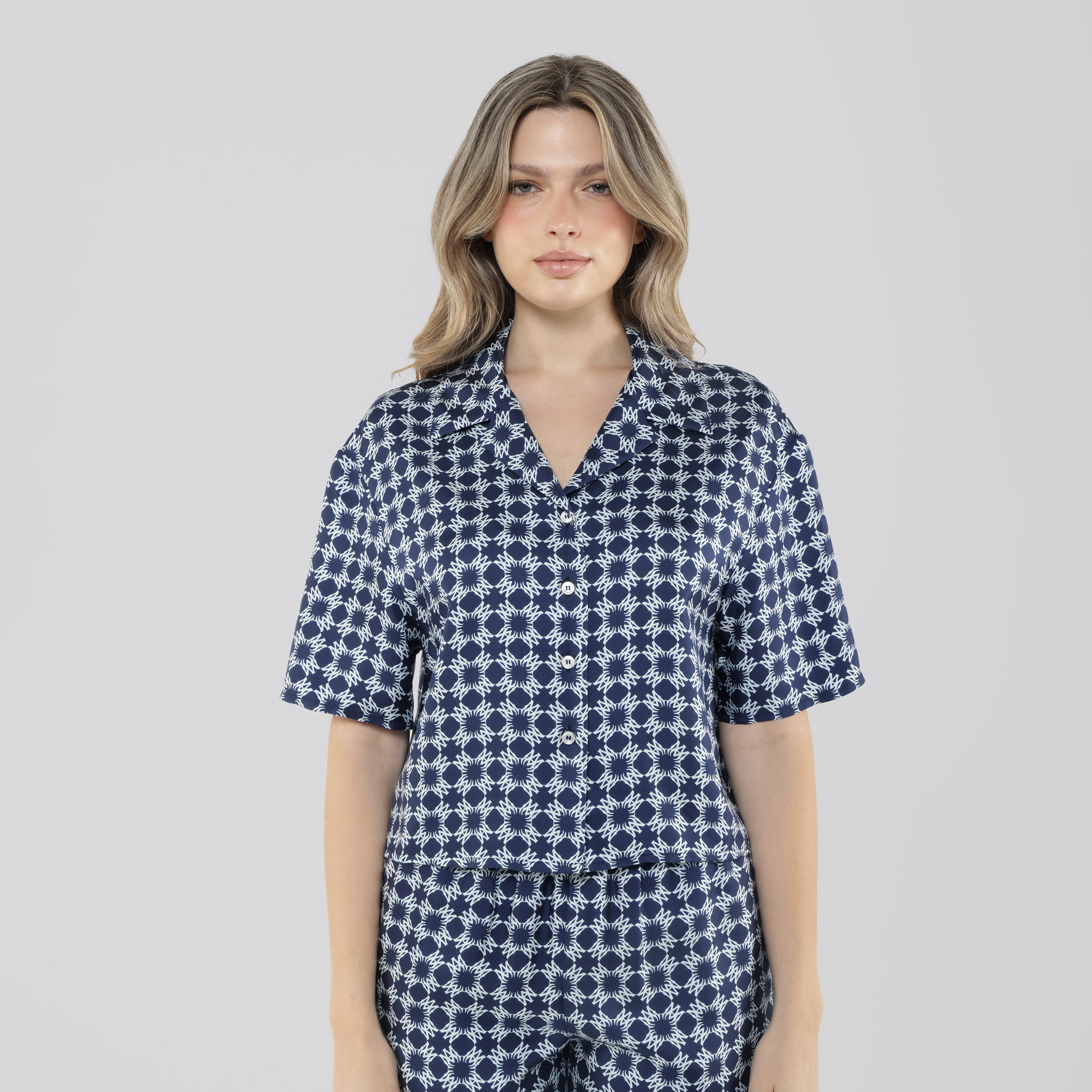 Camisa Azul AMIRI MA Quad