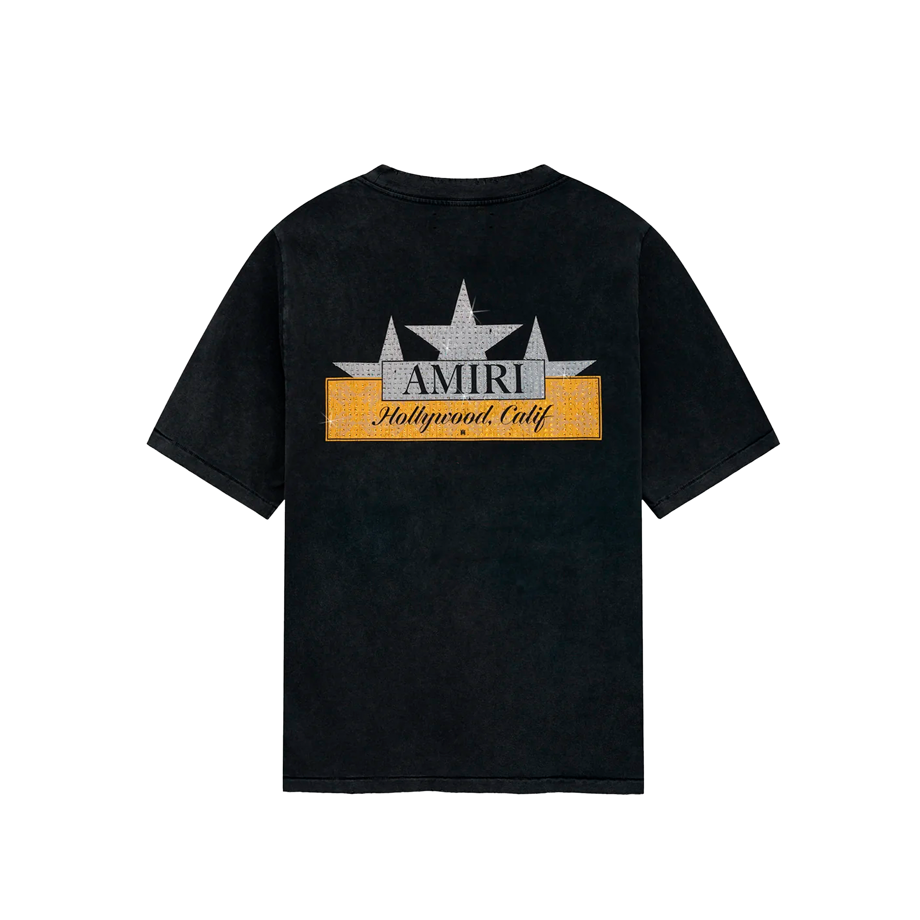 Camiseta Negra AMIRI Crystal Star