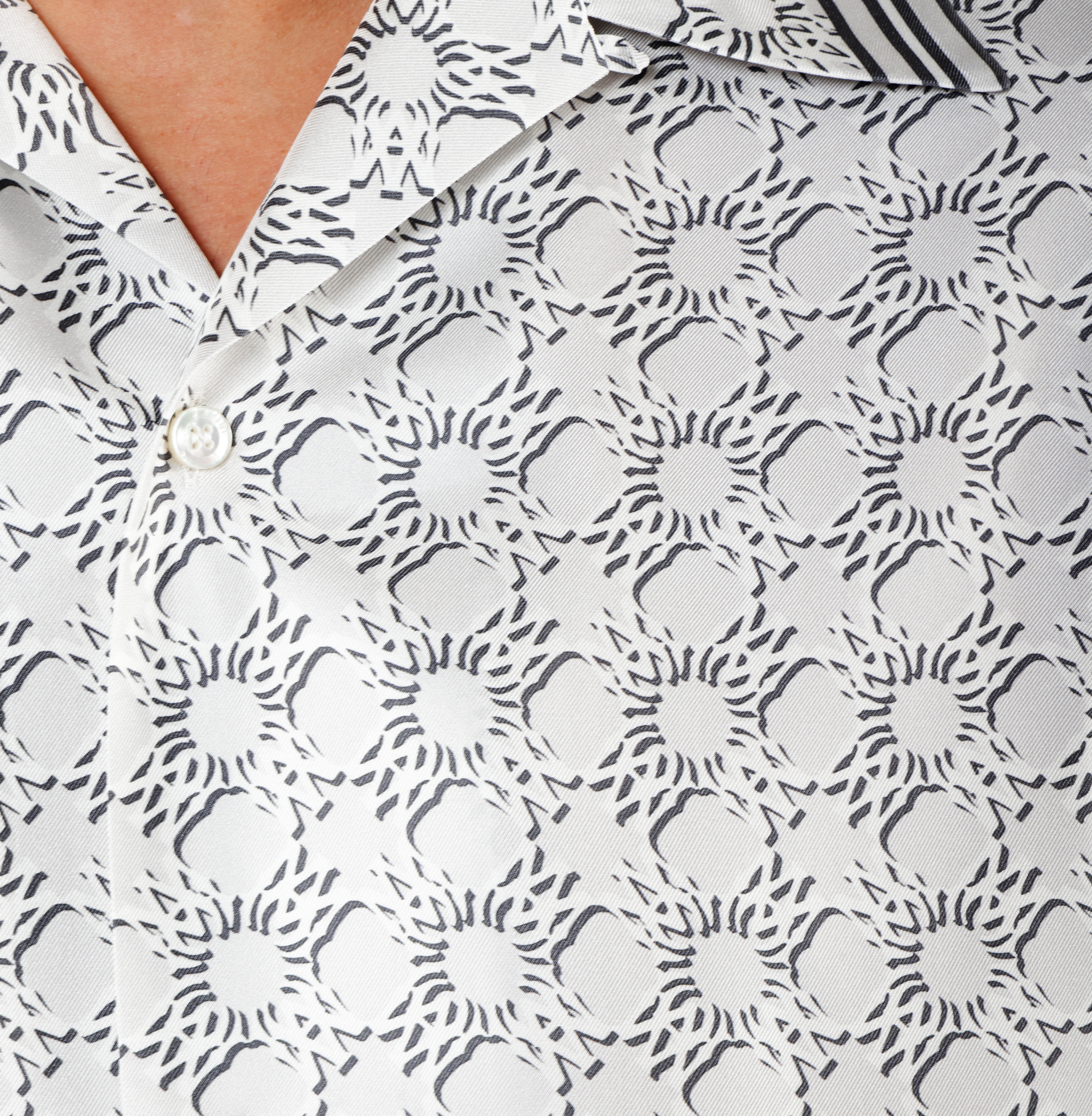 Camisa Gris AMIRI MA Quad Bowling