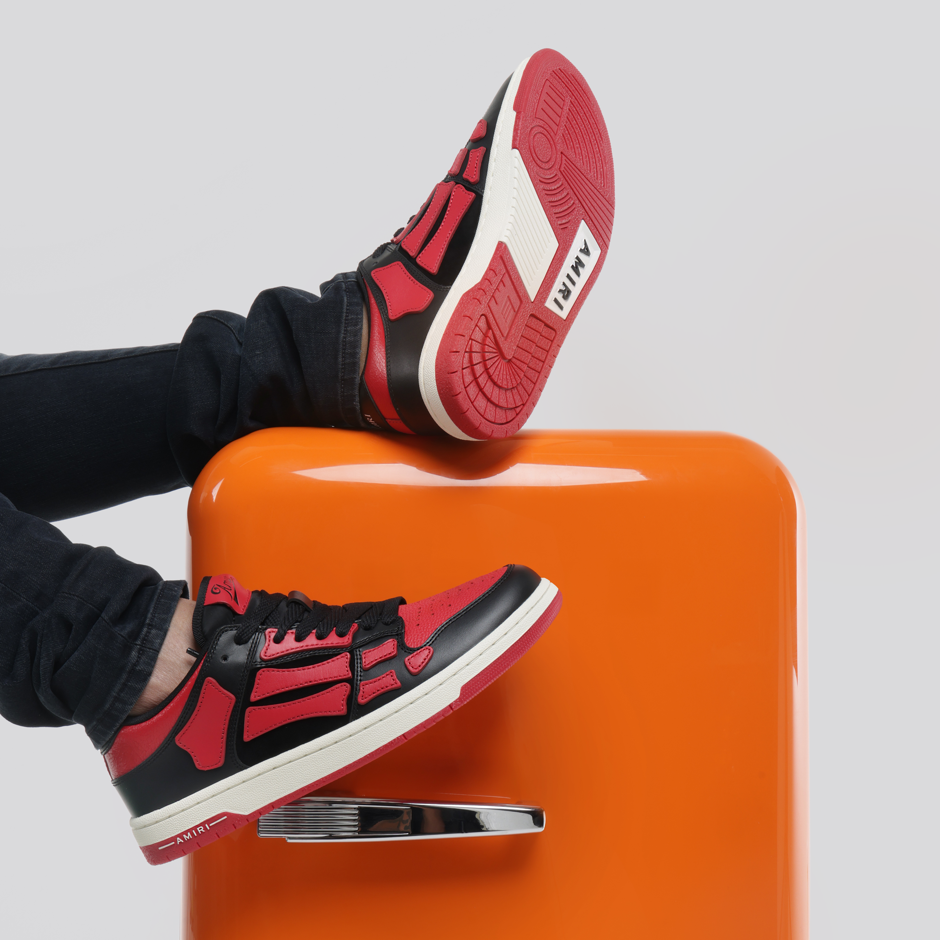 Sneakers Rojos AMIRI Skel Top Low