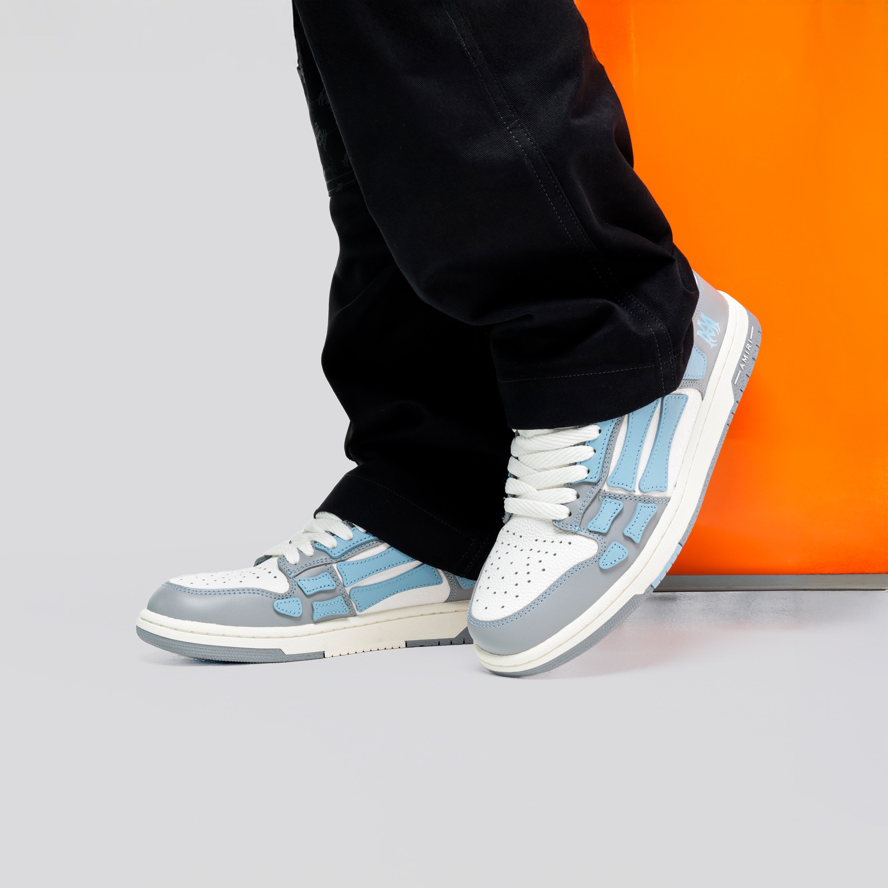 Sneakers Celeste AMIRI Varsity Skel Top Low