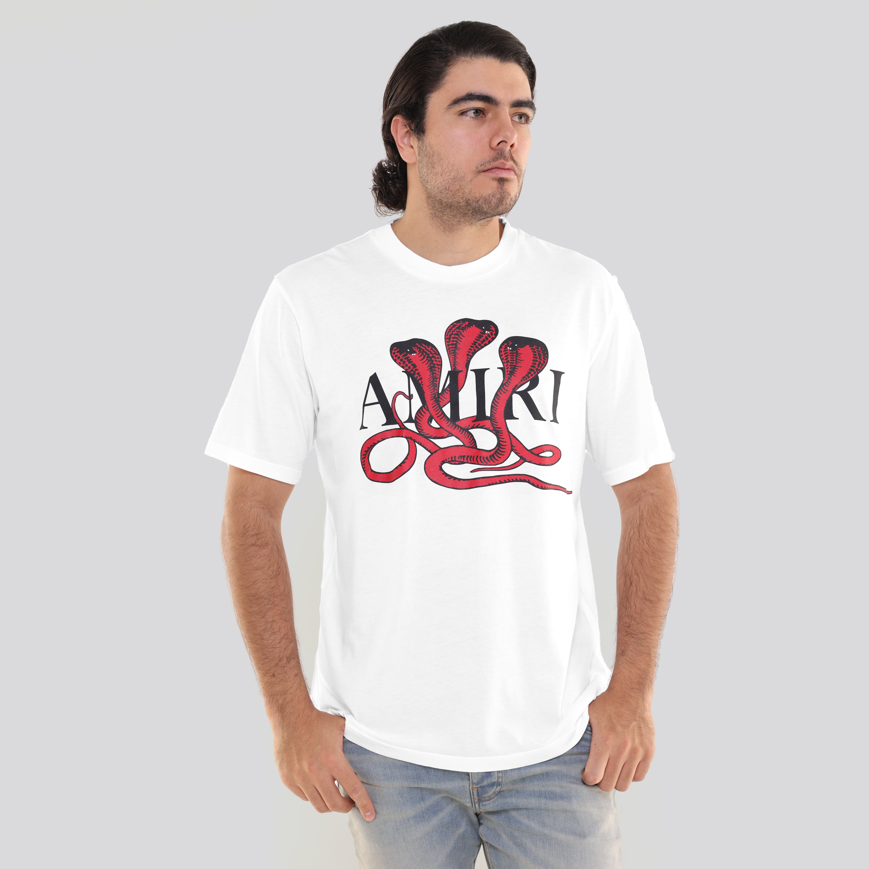 Camiseta Blanca AMIRI Snake