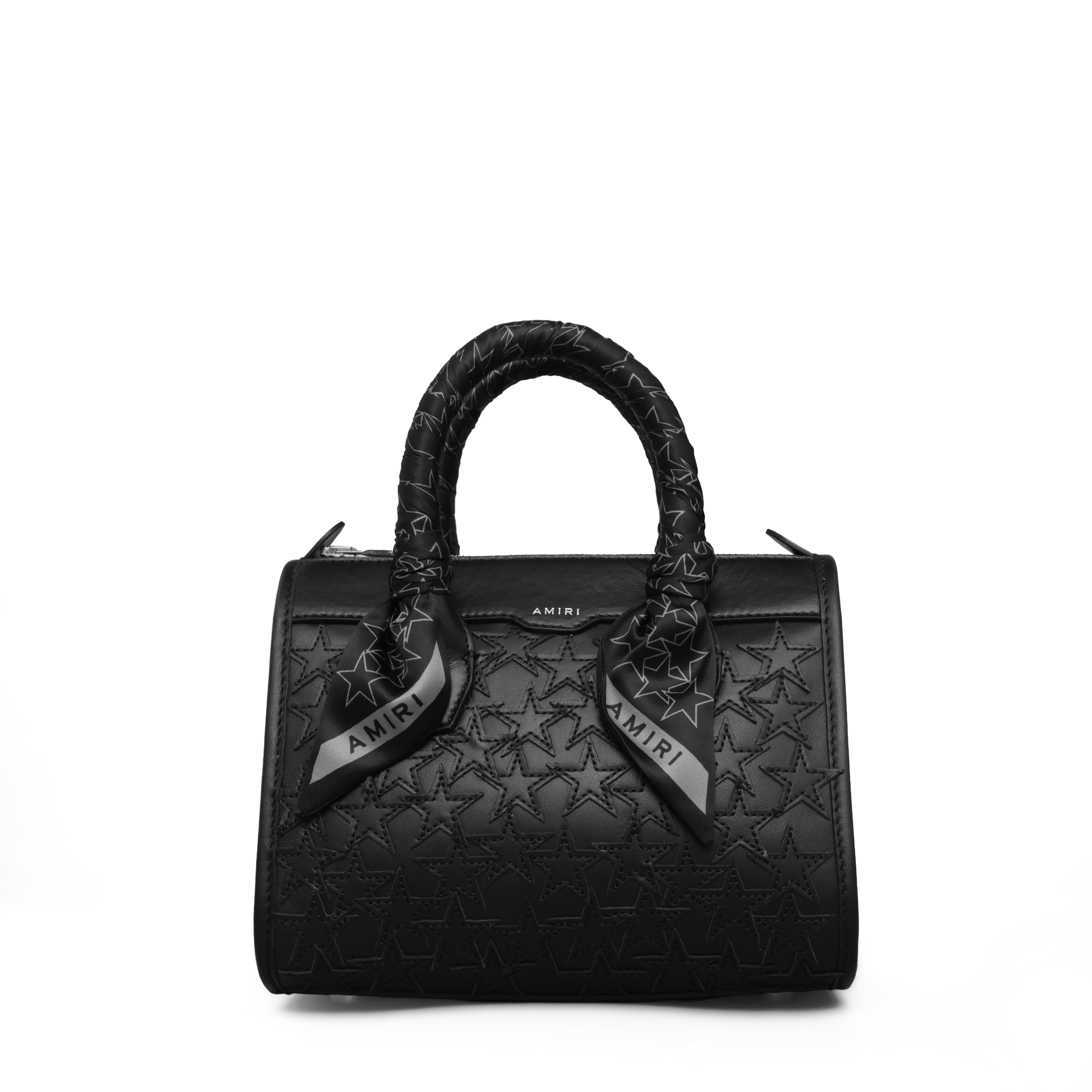 Cartera Negra AMIRI Stars Micro Triangle