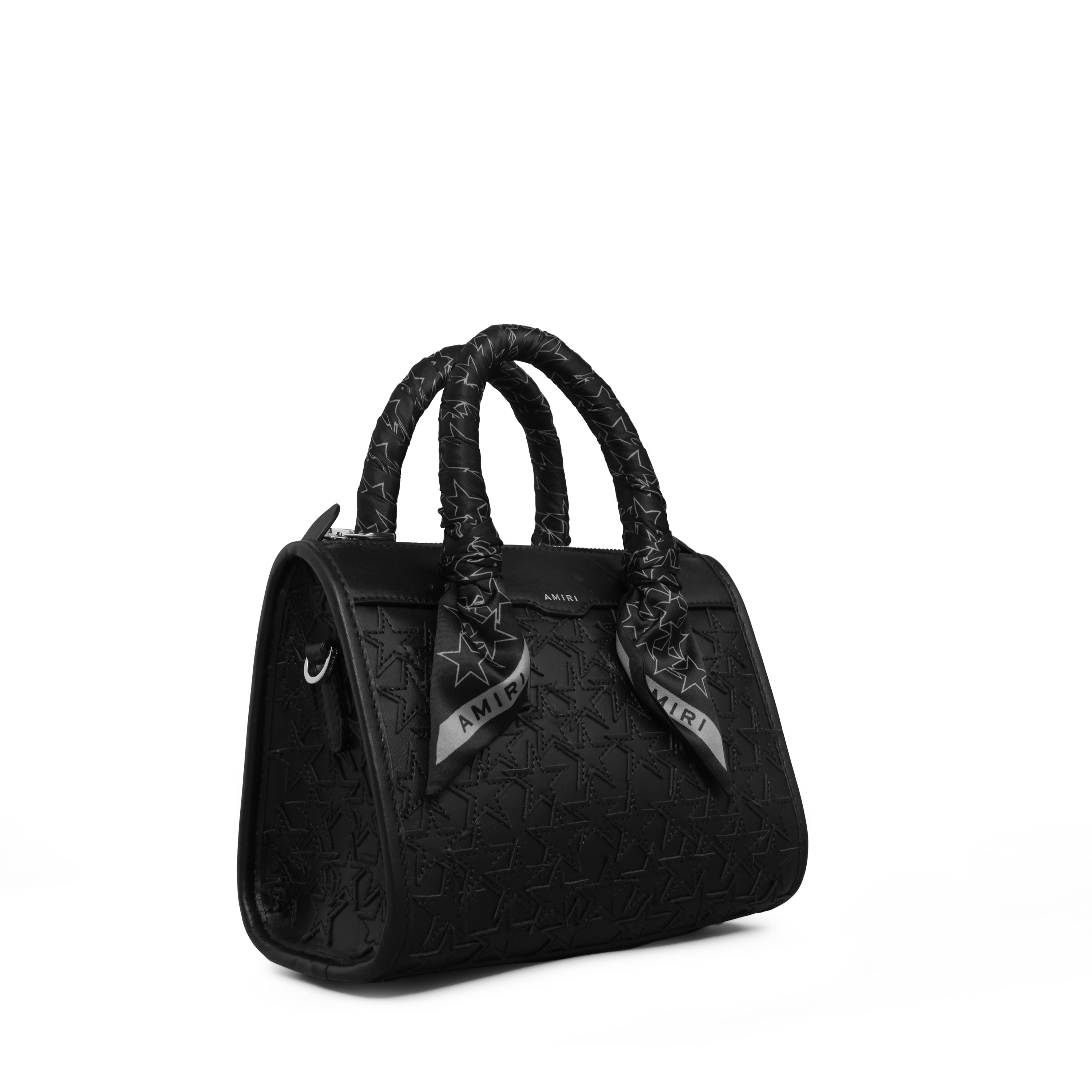 Cartera Negra AMIRI Stars Micro Triangle