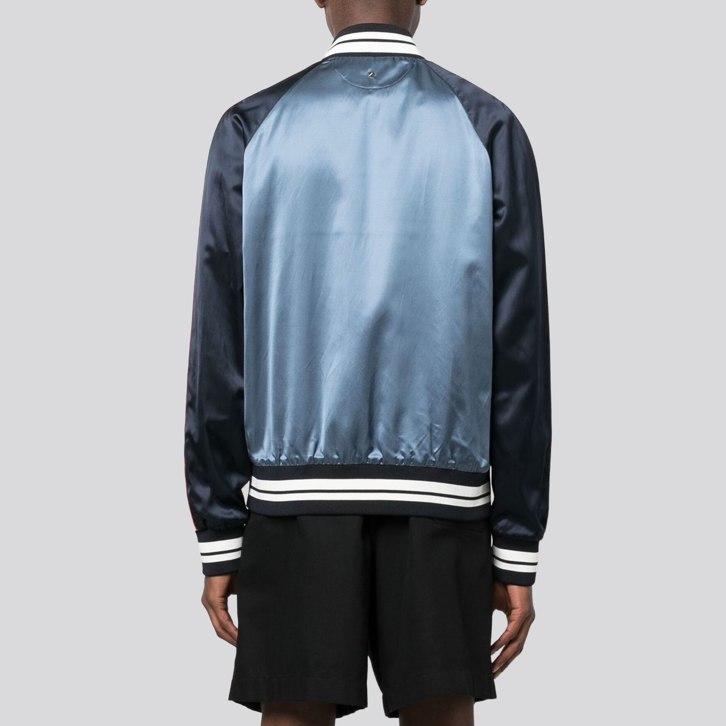 Chaqueta Azul Valentino Baseball Bomber