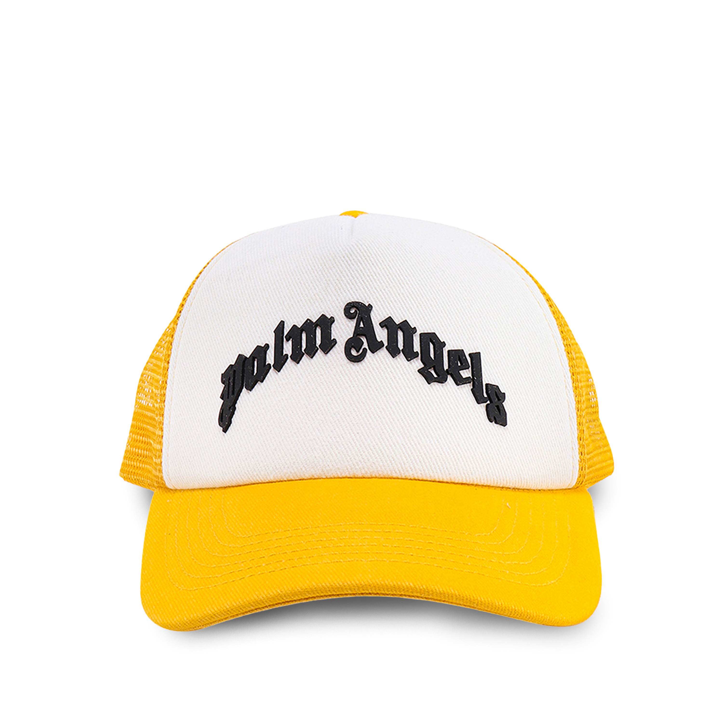 Gorra Amarillo Palm Angels Curved Logo Mesh