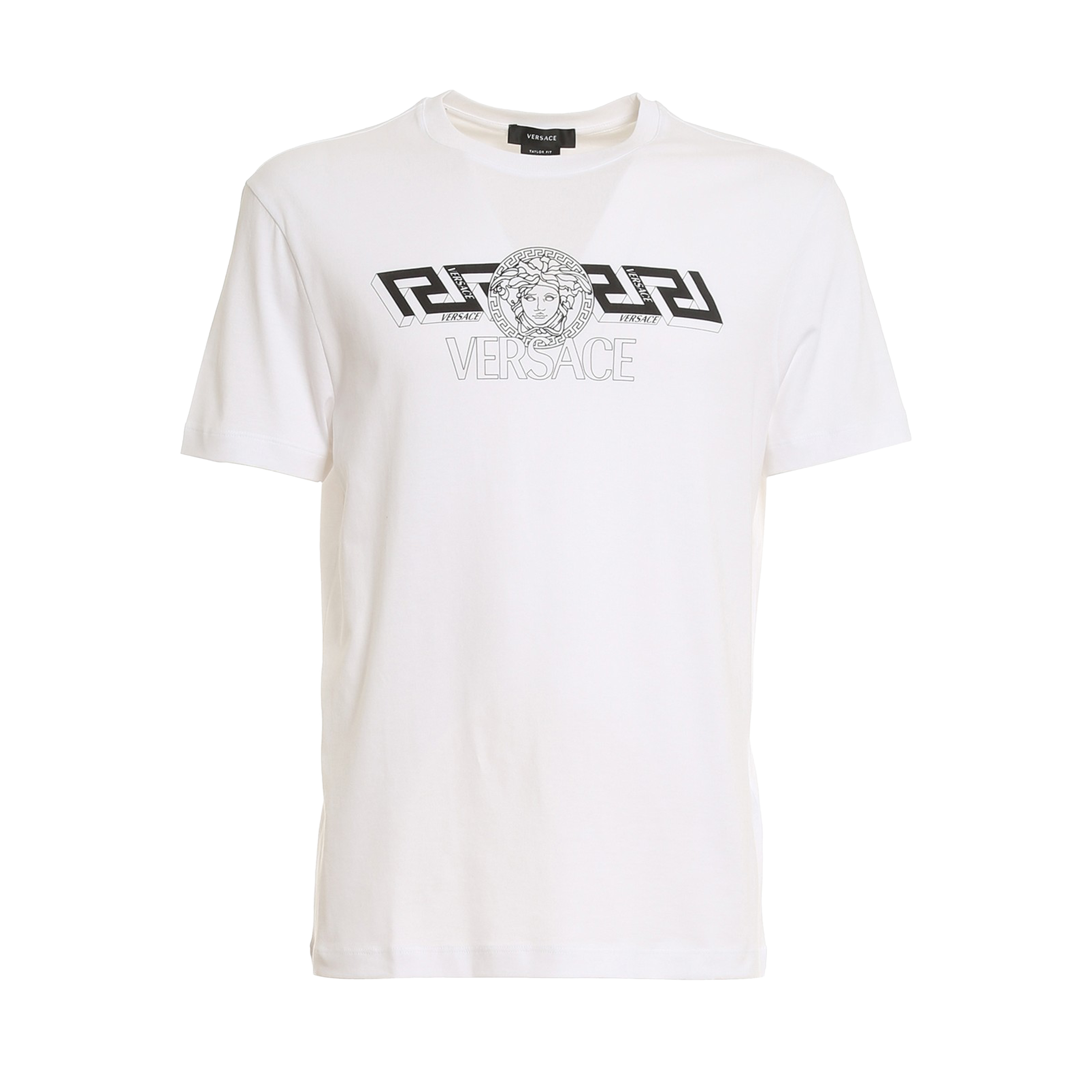 Camiseta Blanca Versace Greca