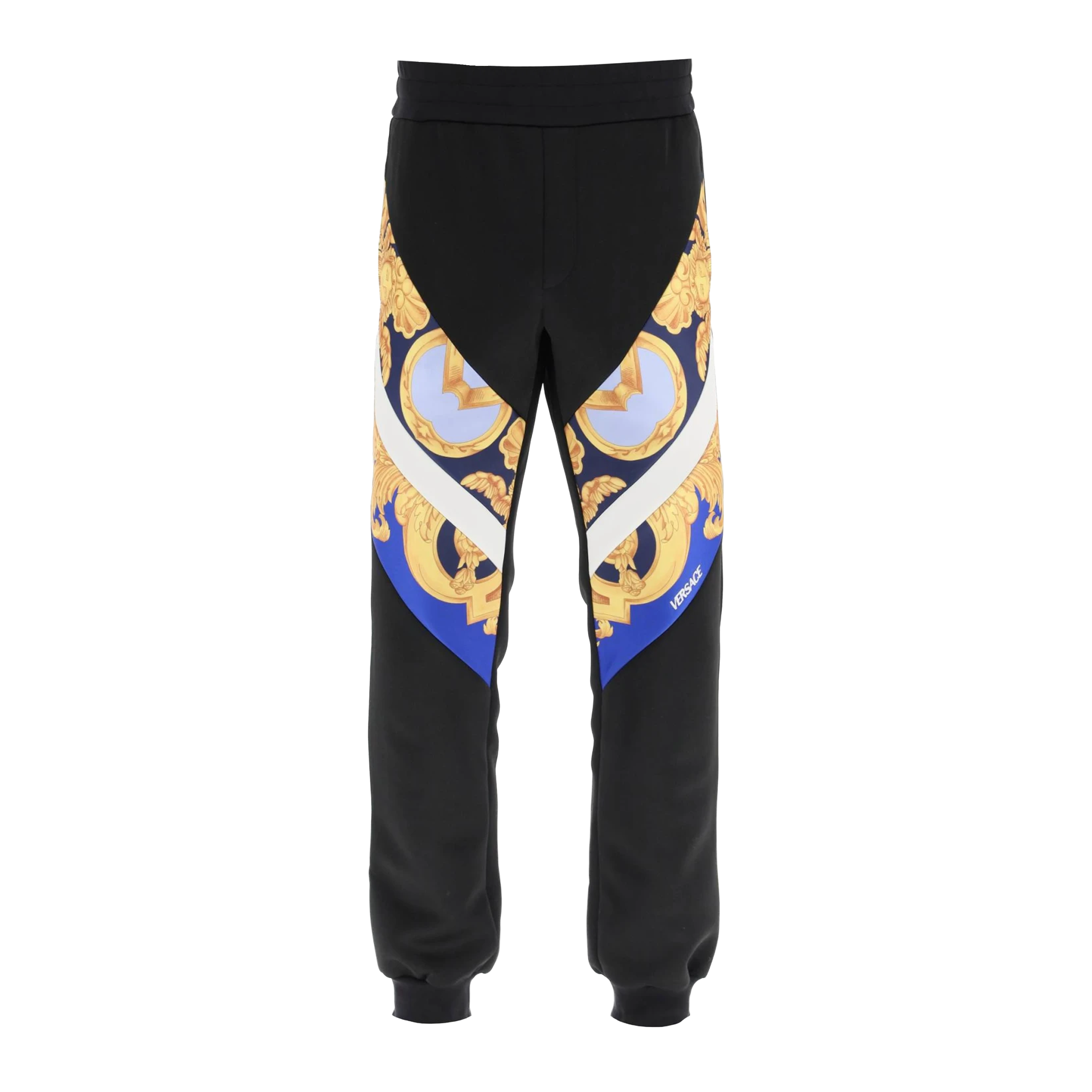 Sudadera Negra Versace Side Heritage Print