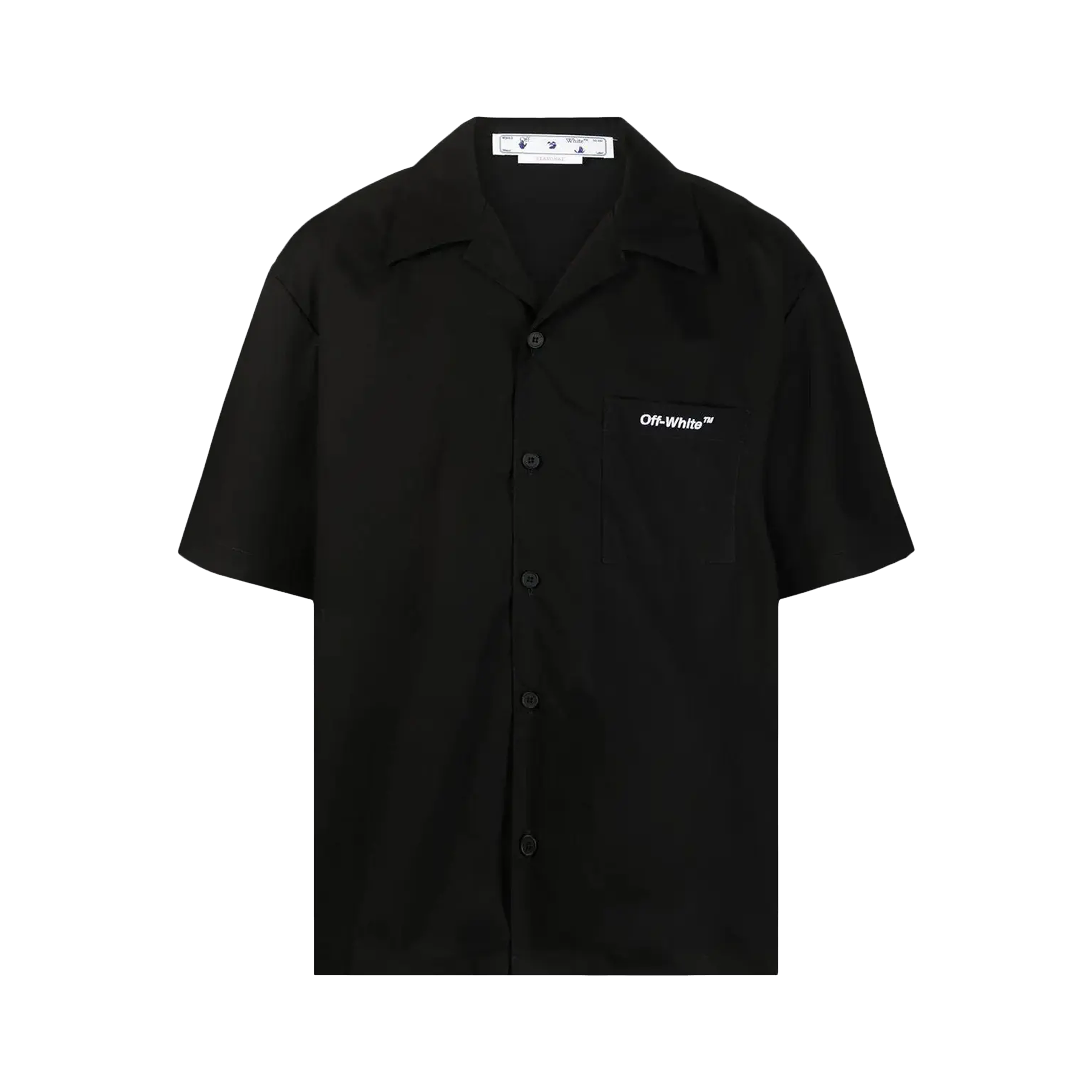 Camisa Negra Off-White Arrow Outline Pajama