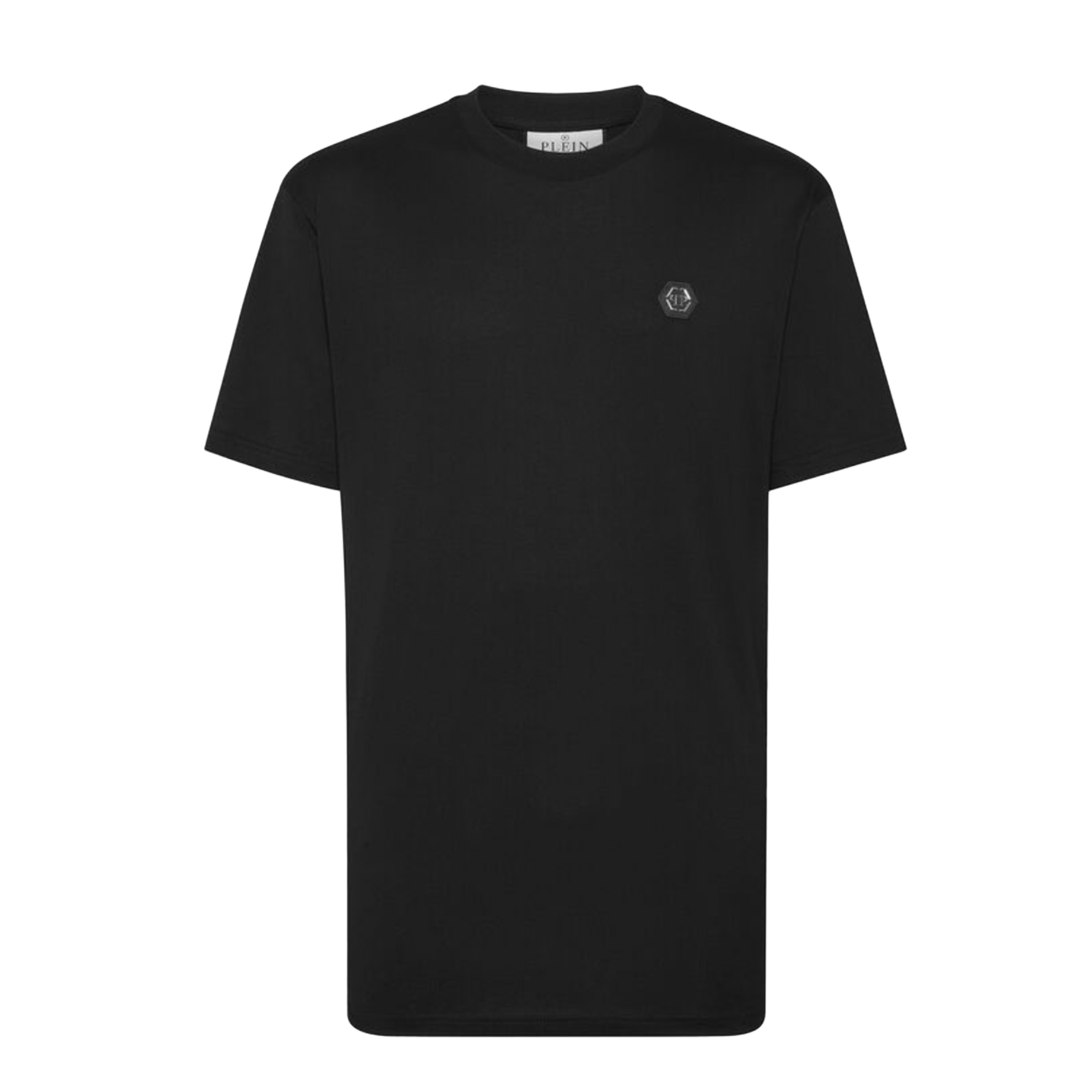 Camiseta Negra Philipp Plein Biker Cut