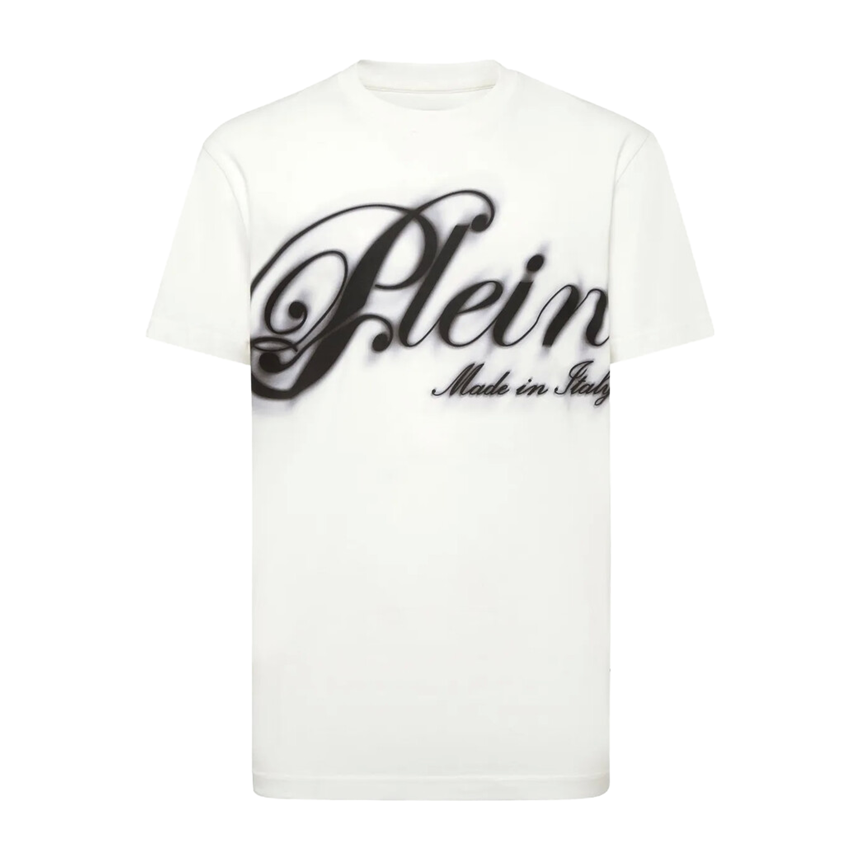 Camiseta Blanca Philipp Plein Blur Signature