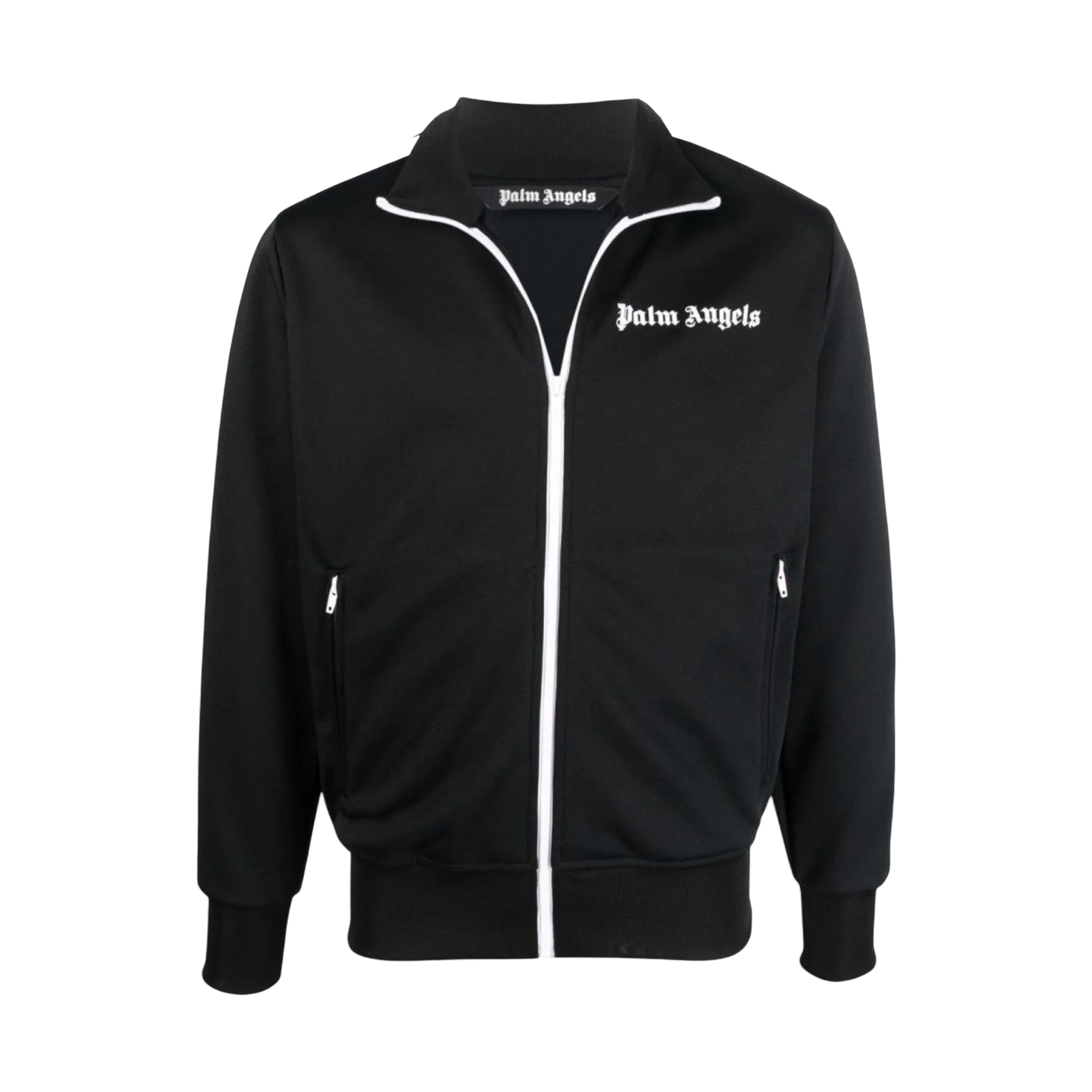 Chaqueta Negra Palm Angels Print Logo