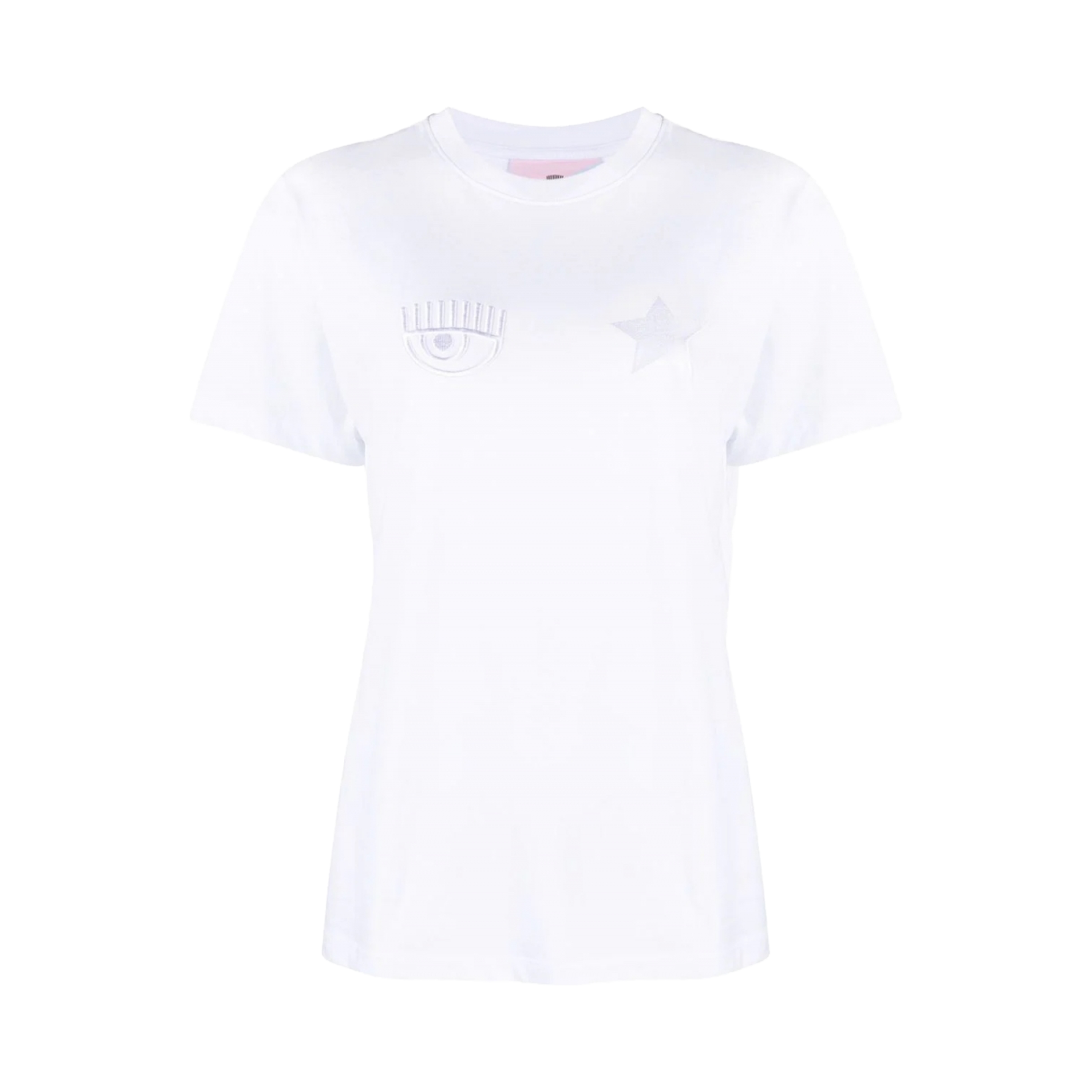 Camiseta Blanco Chiara Ferragni Mini Chest Logo