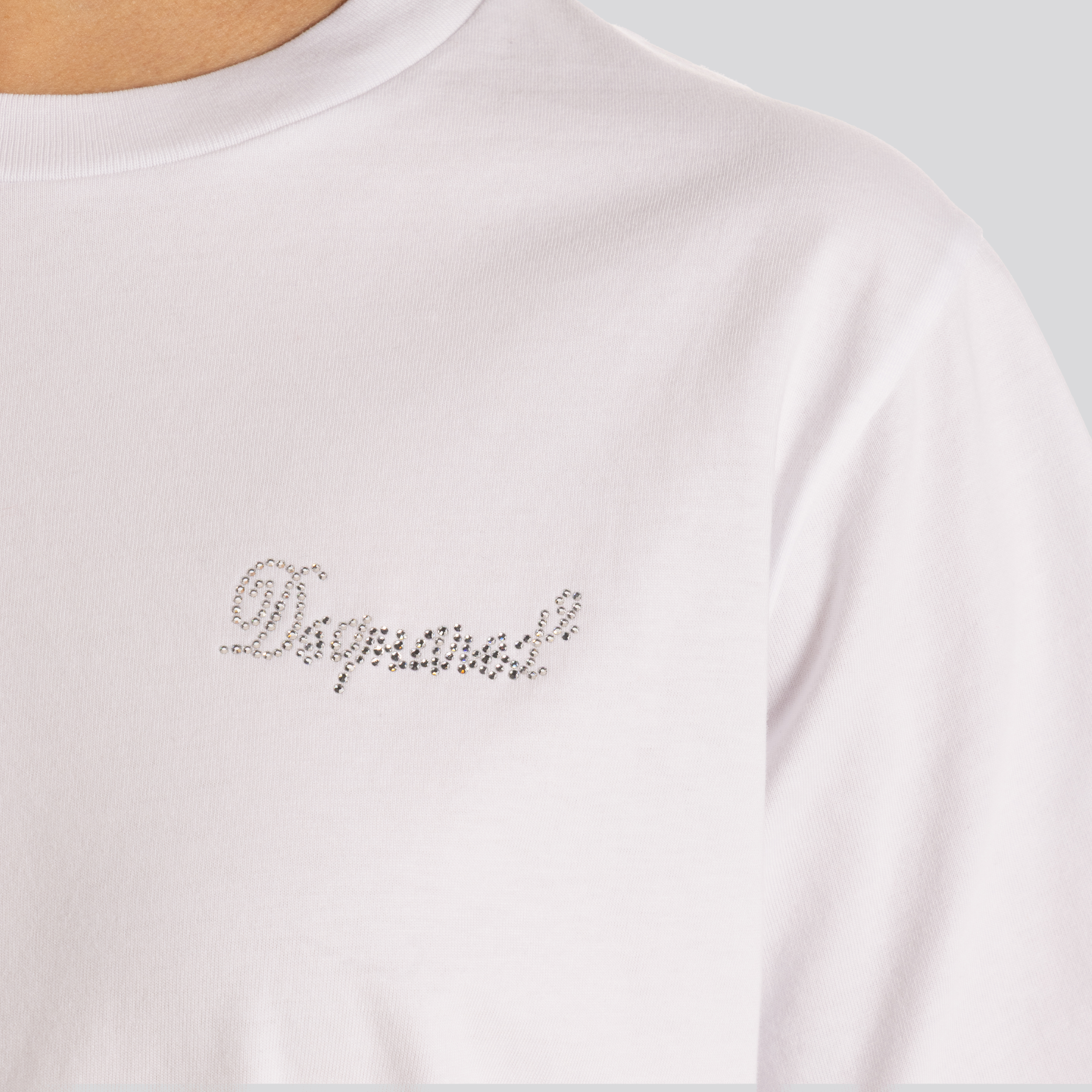 Camiseta Blanca Dsquared2 Rhinestone
