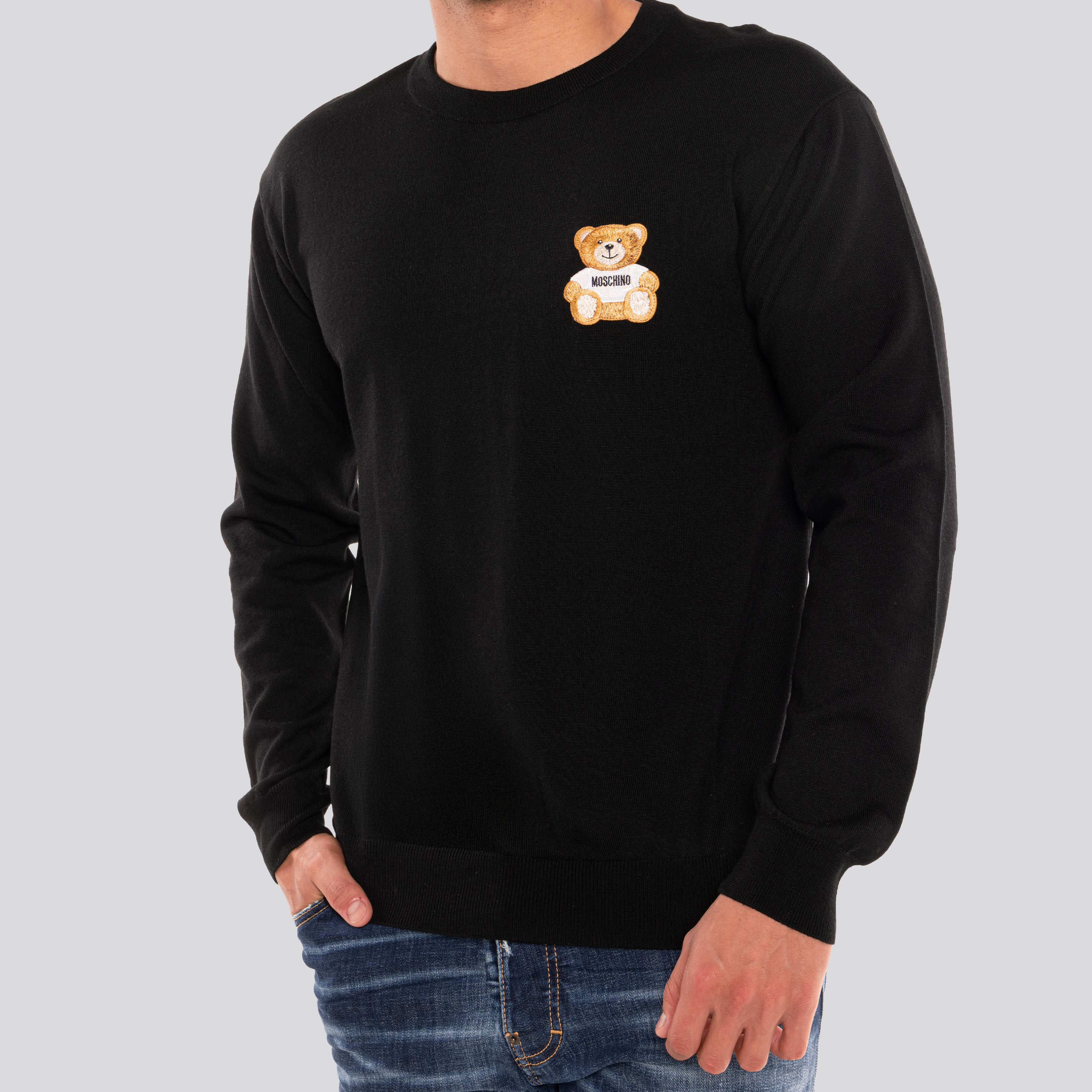Buzo Negro Moschino Teddy