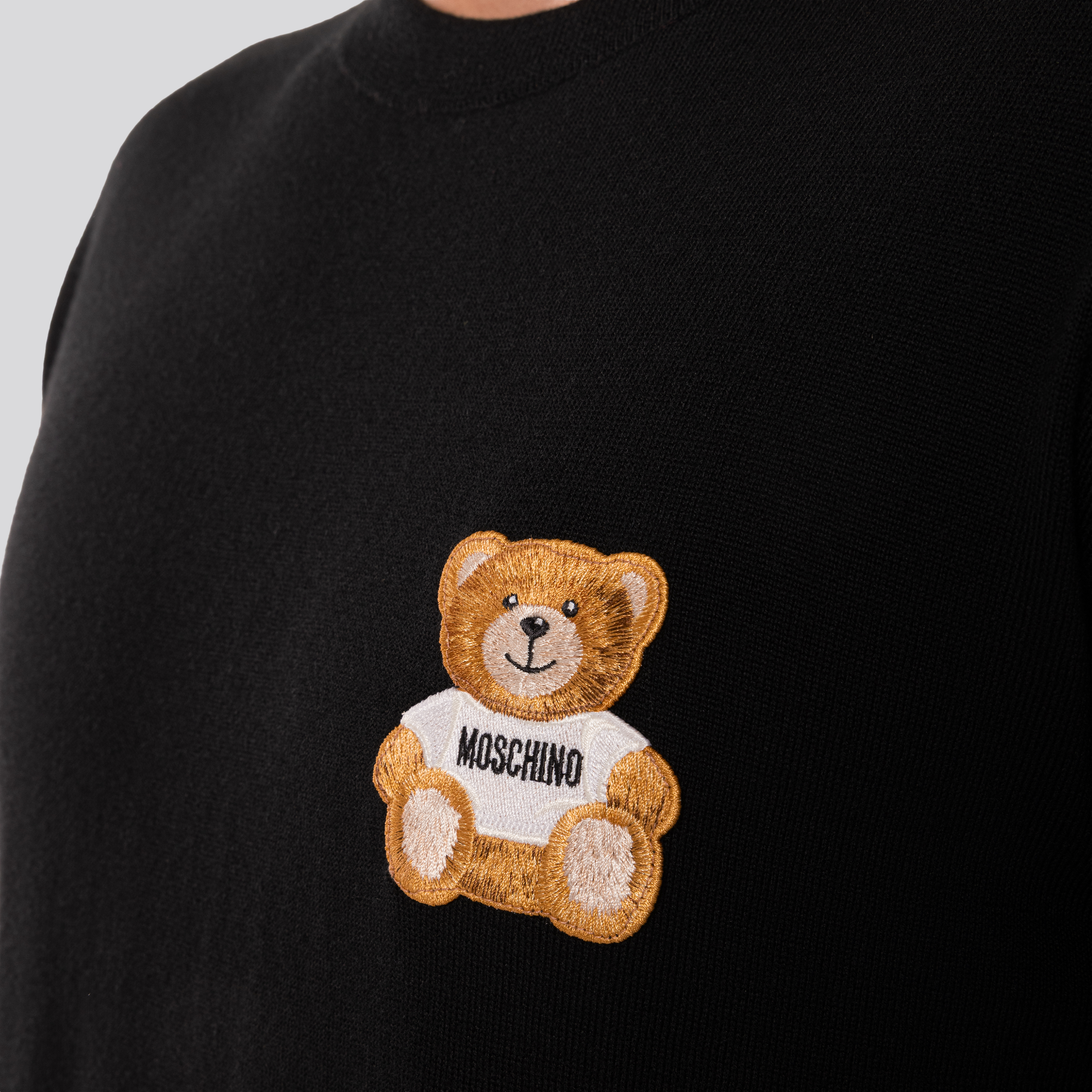 Buzo Negro Moschino Teddy