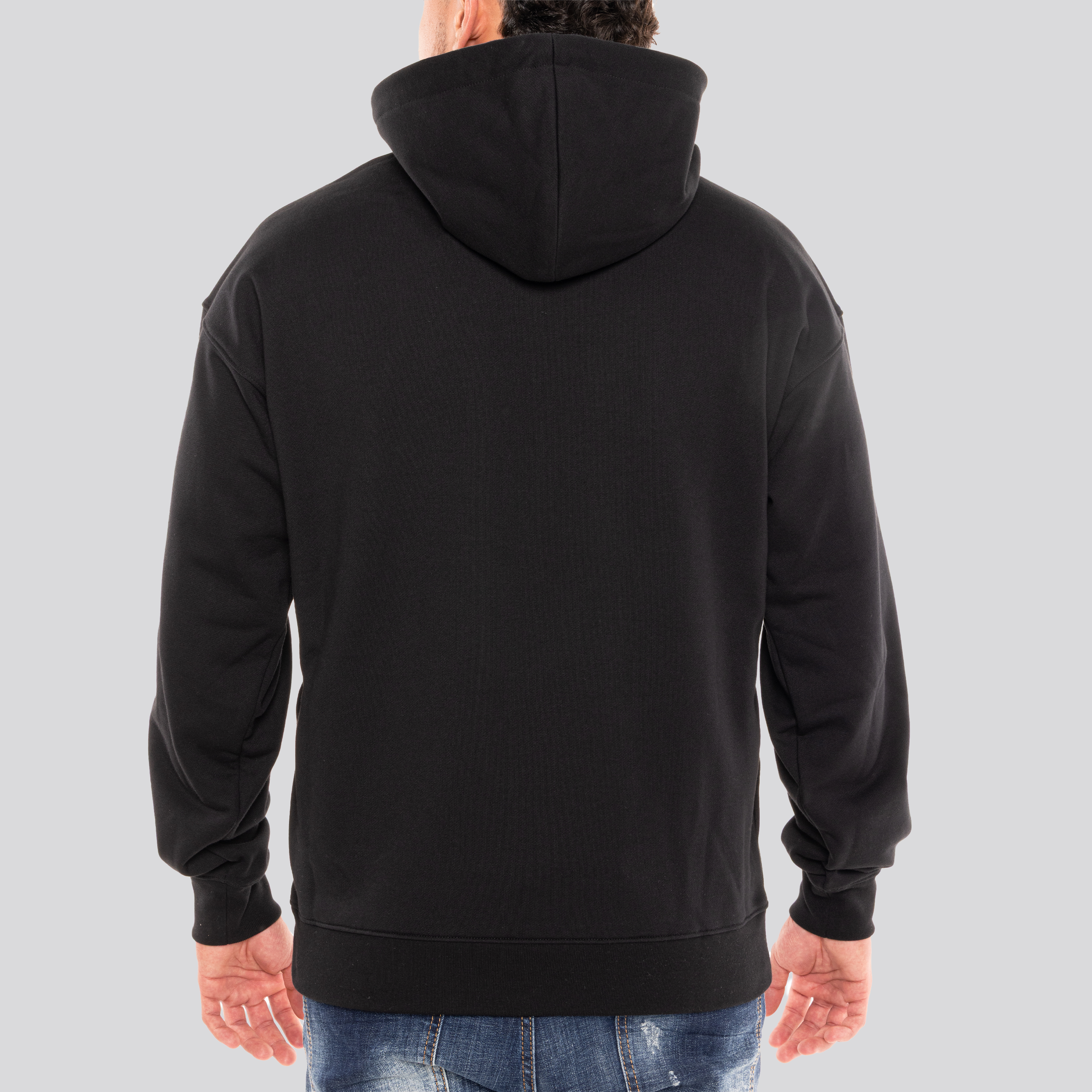 Buzo Negro Moschino Logo