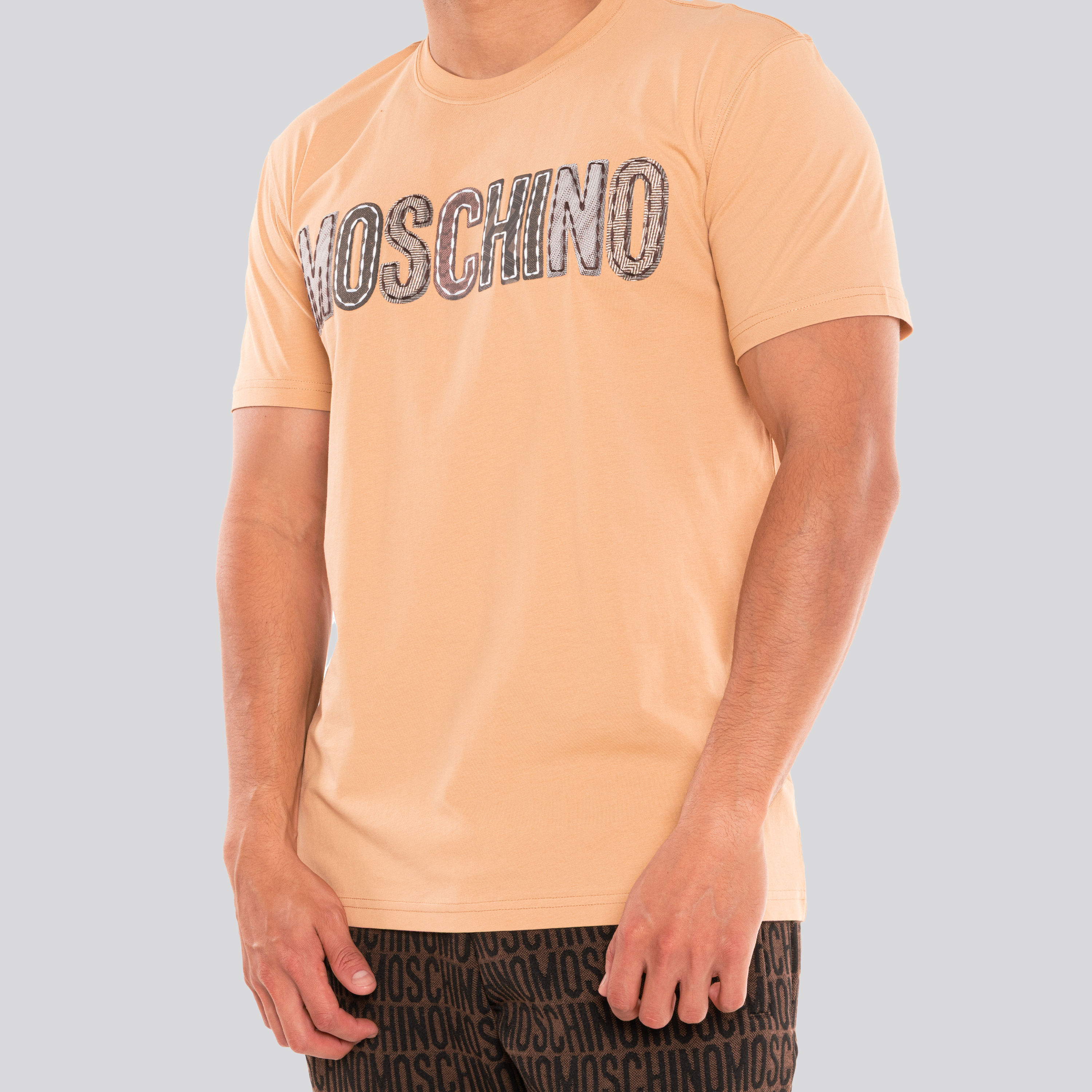 Camiseta Beige Moschino Logo