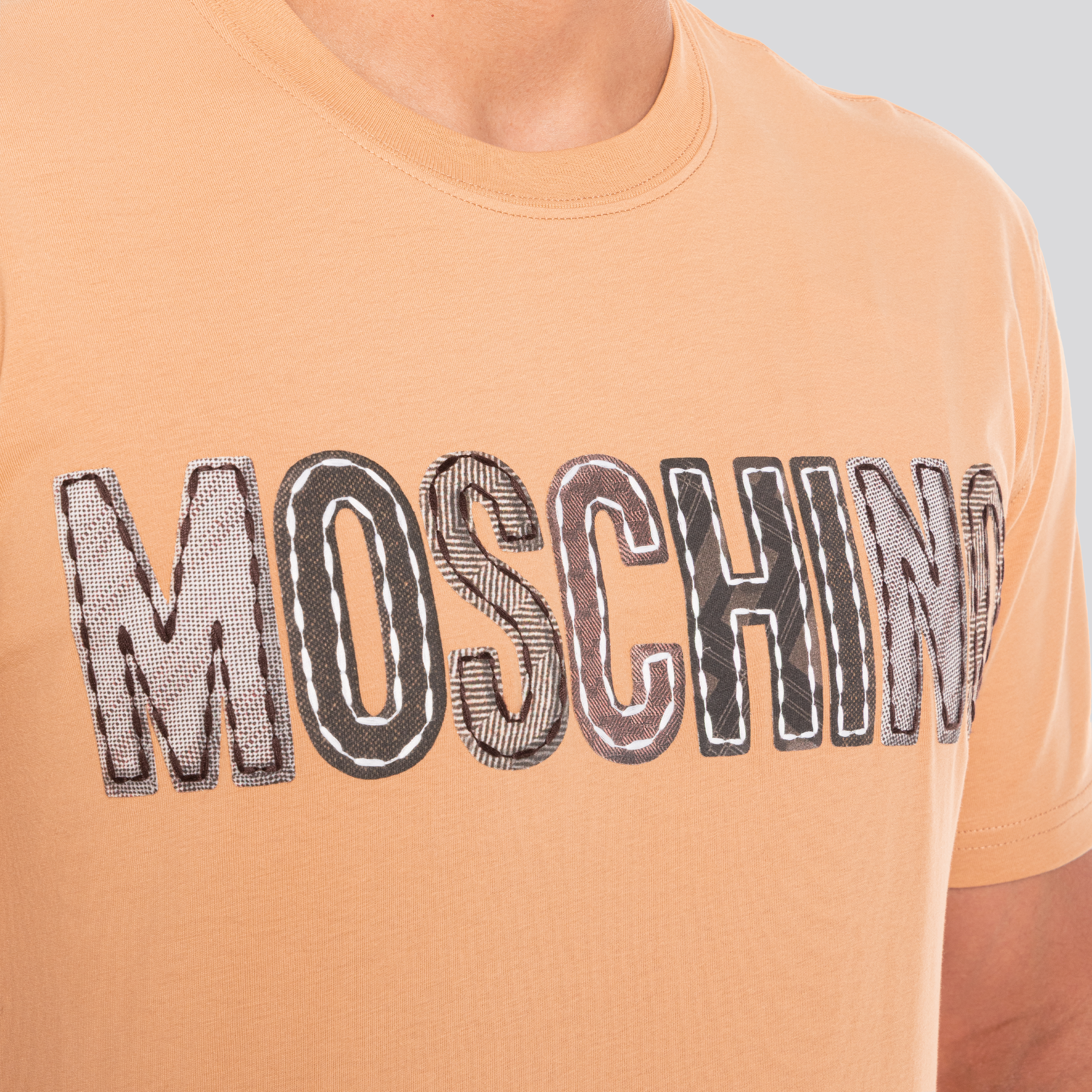 Camiseta Beige Moschino Logo