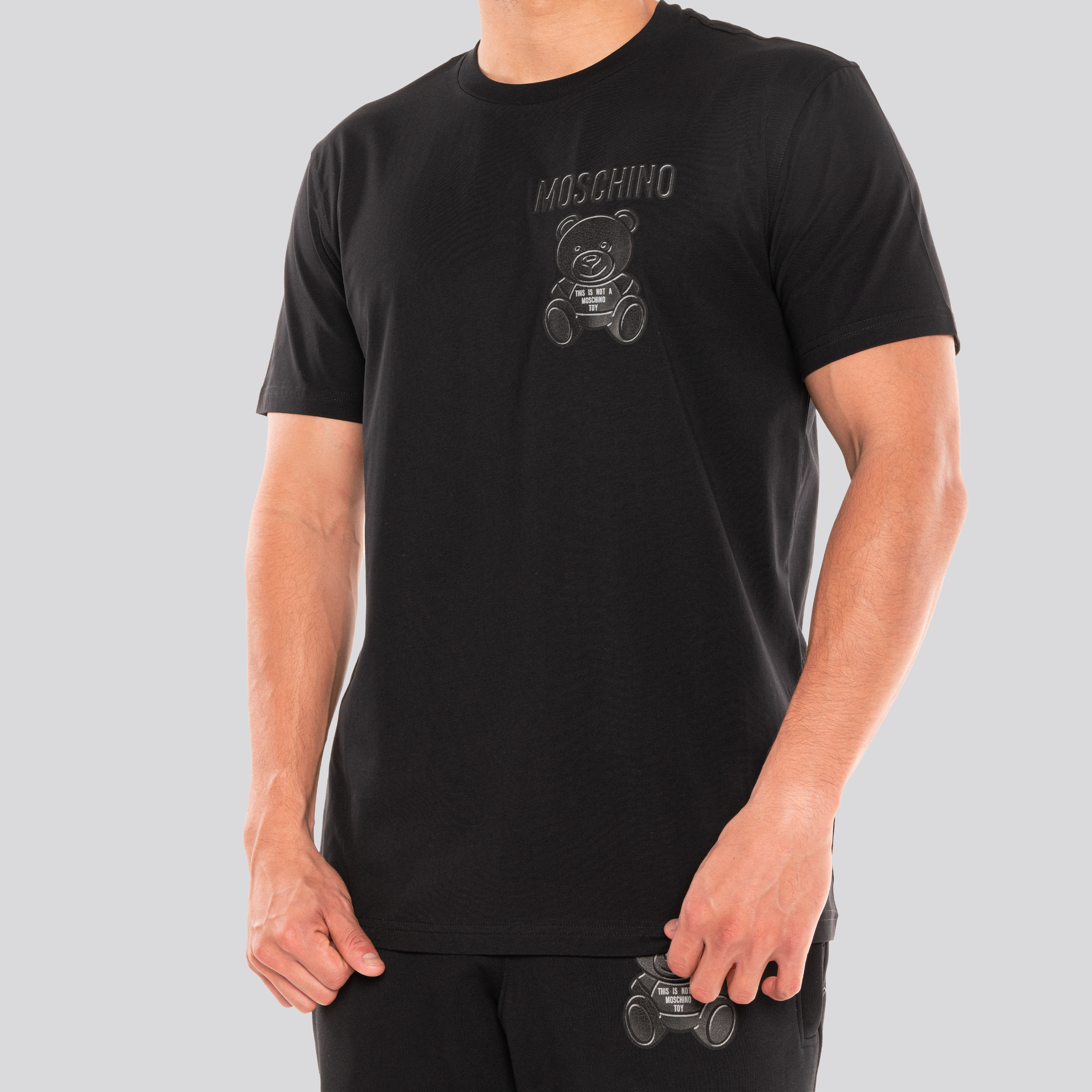 Camiseta Negra Moschino Black Teddy