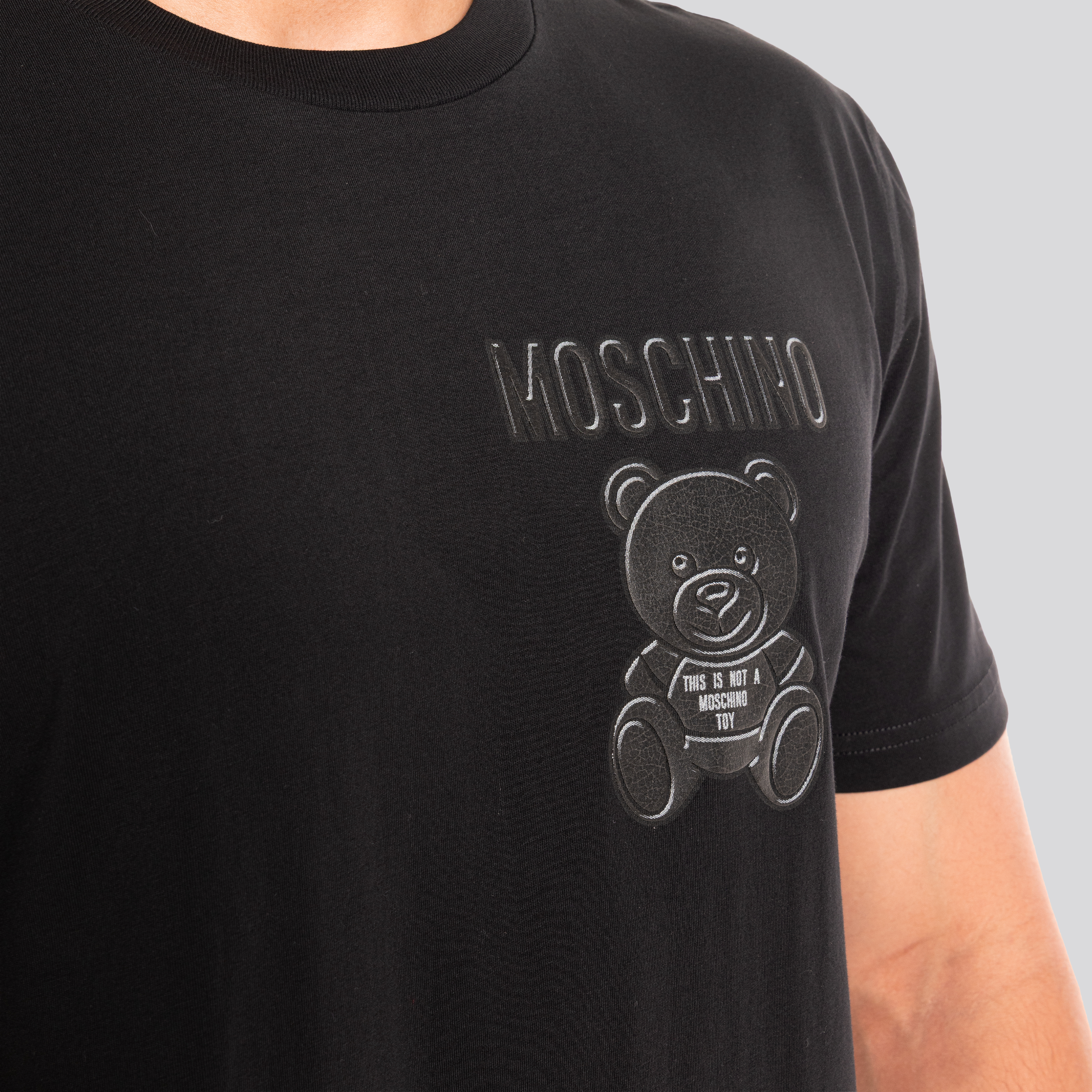 Camiseta Negra Moschino Black Teddy