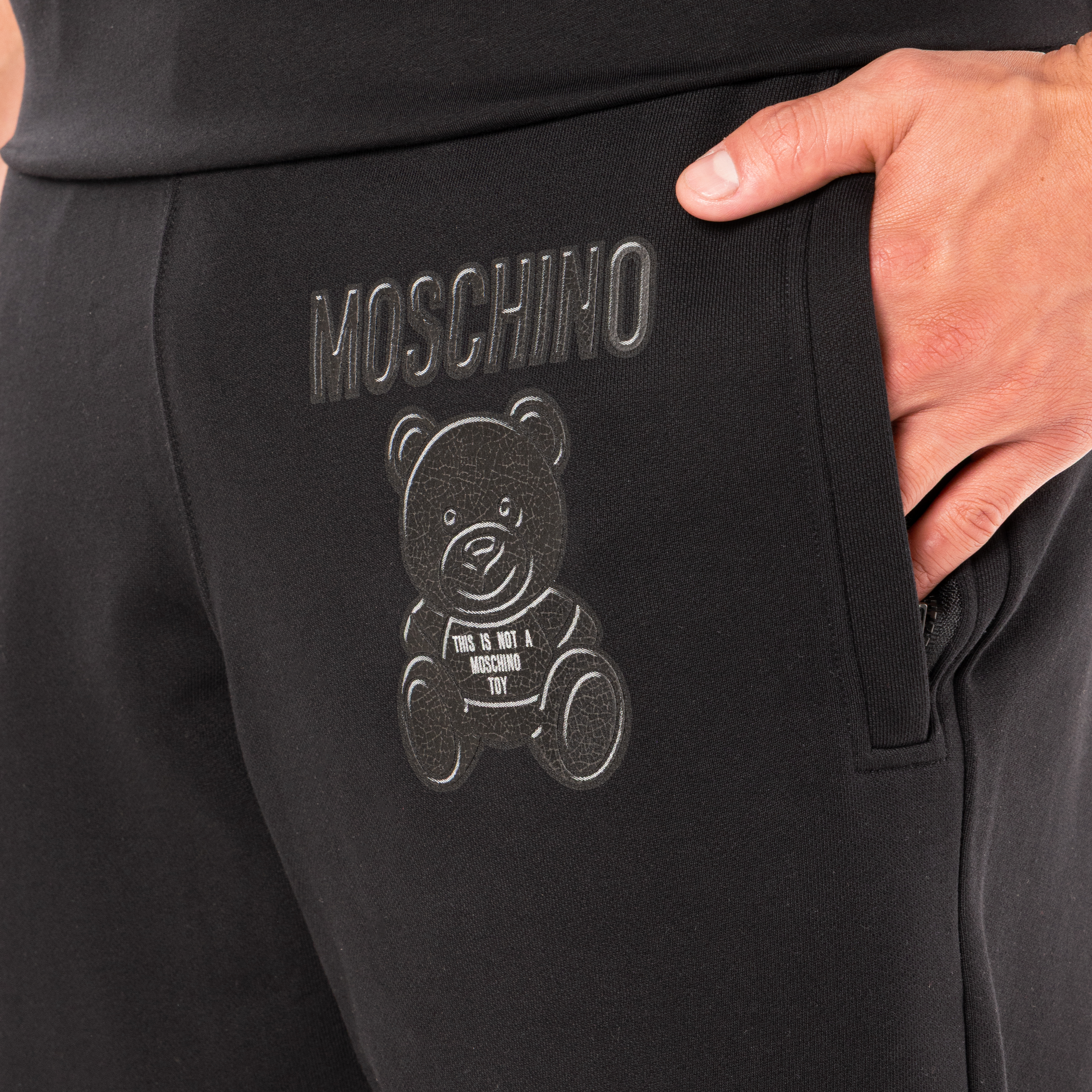 Sudadera Negra Moschino Tedy