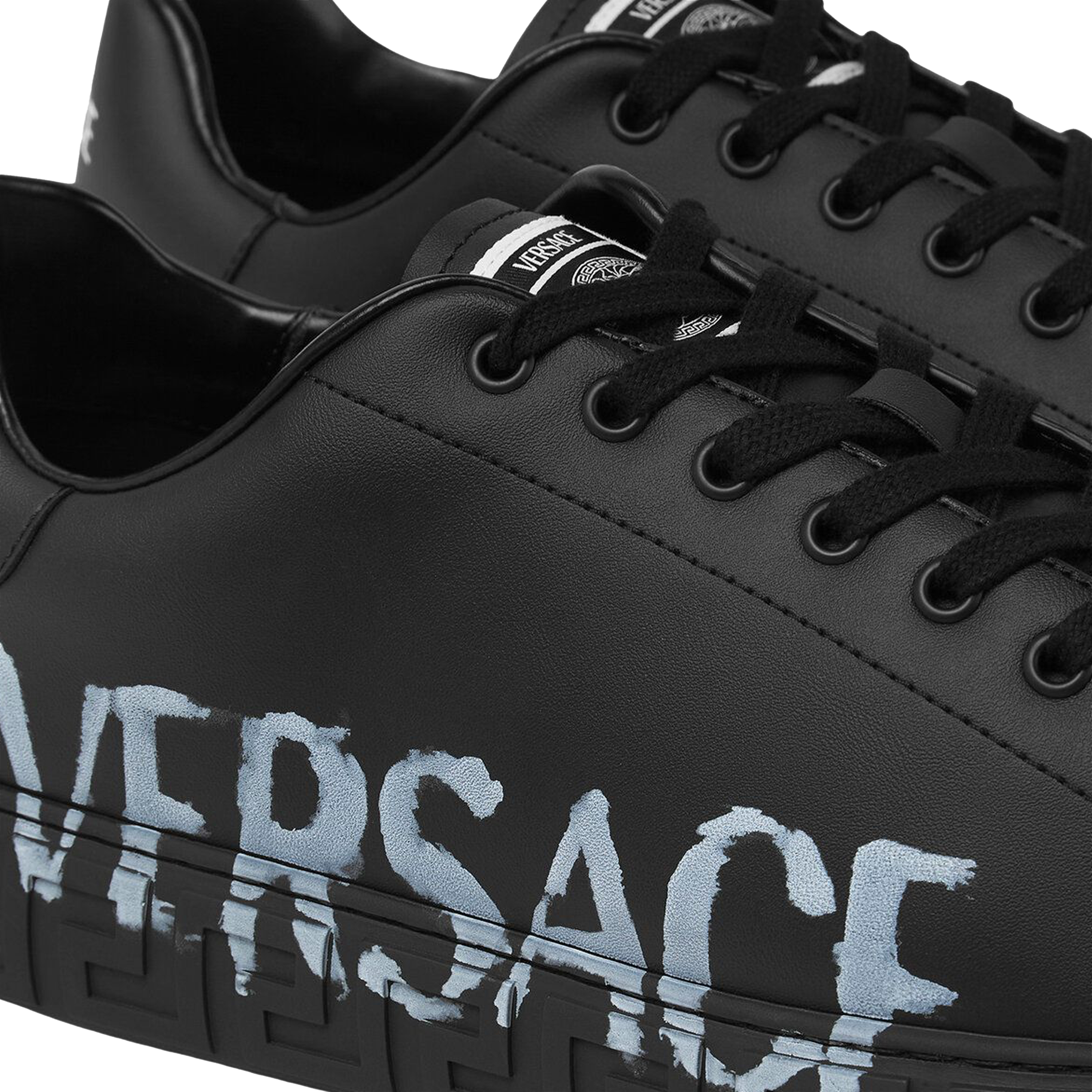 Sneakers Negros Versace Logo