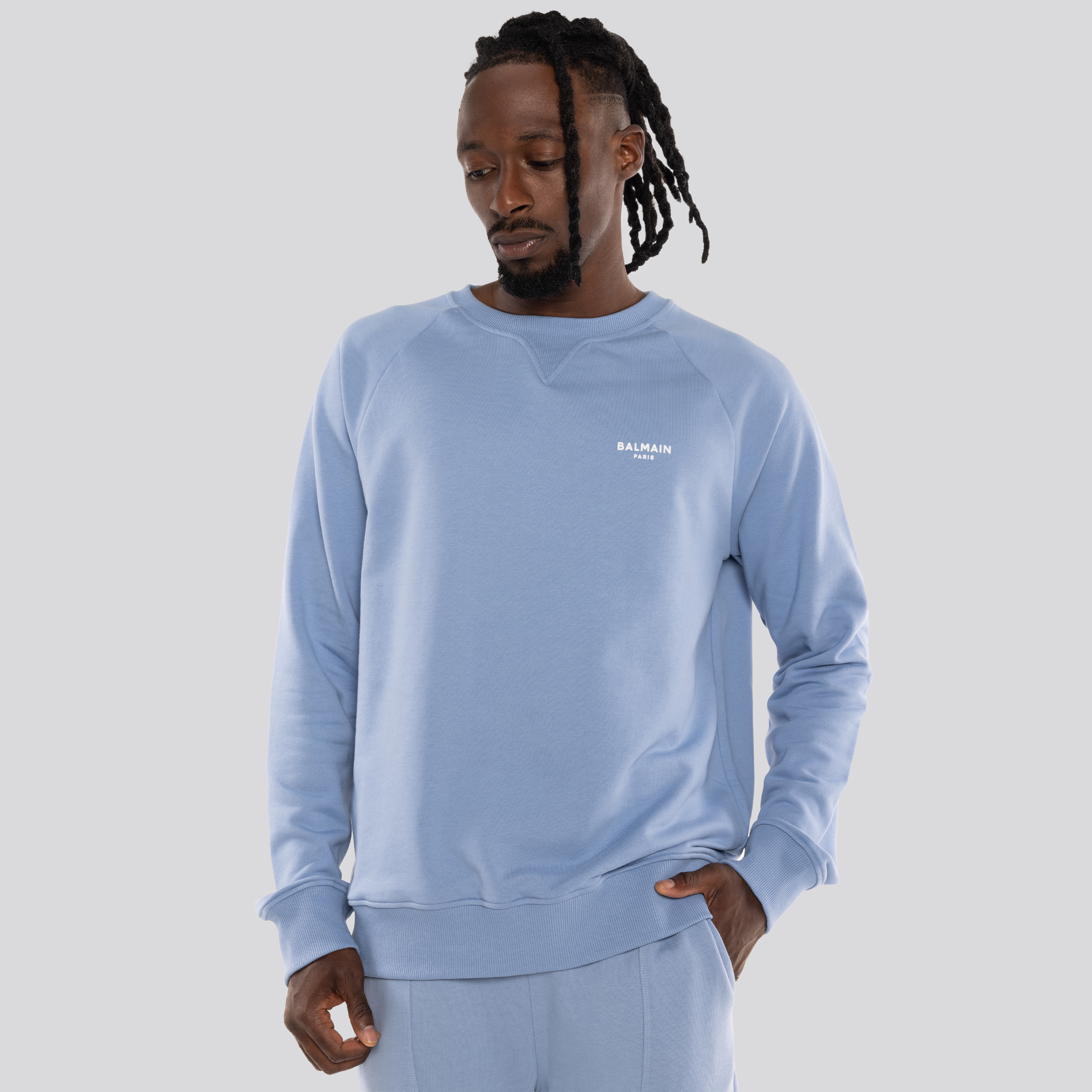 Buzo Celeste Balmain Flock