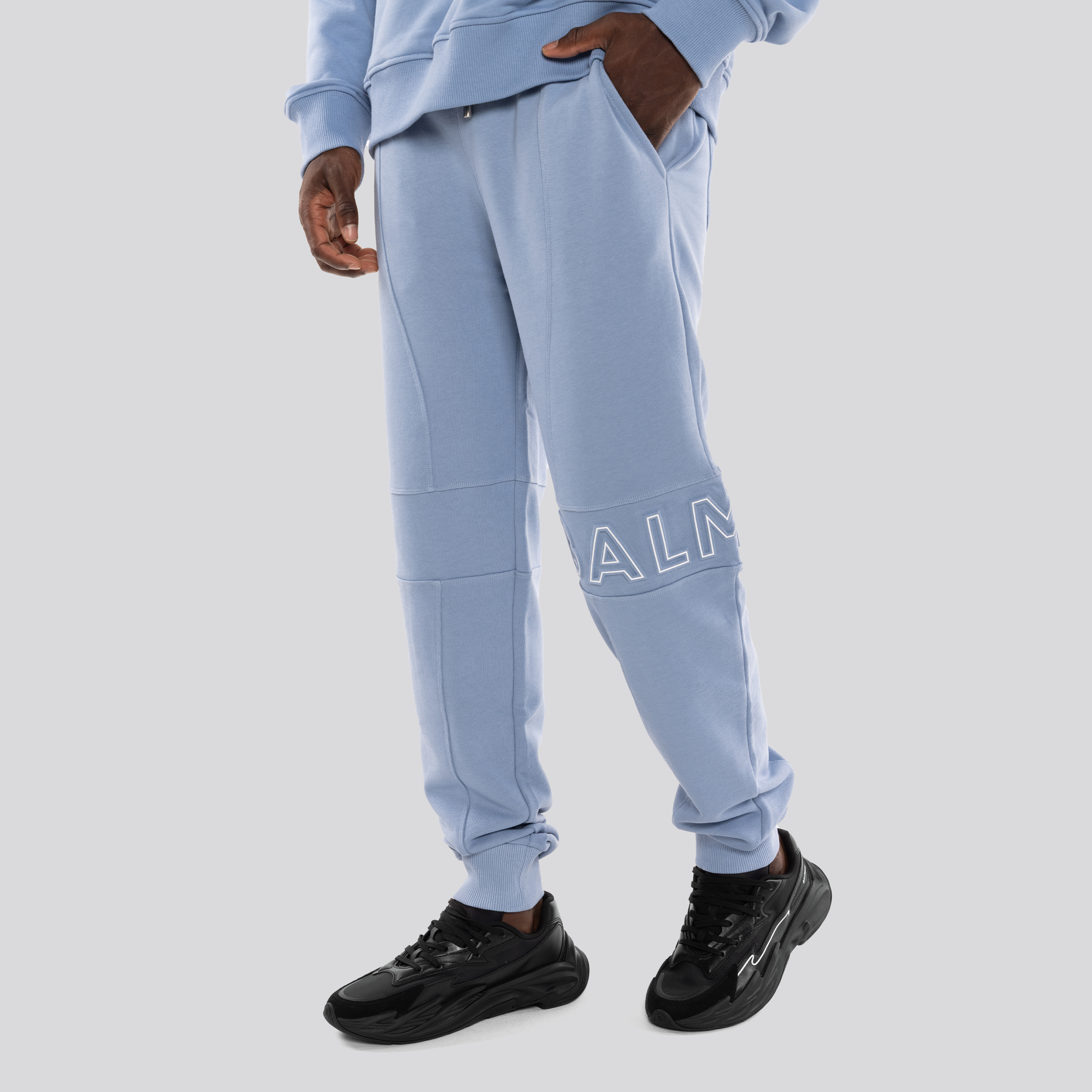 Sudadera Azul Balmain Reflect