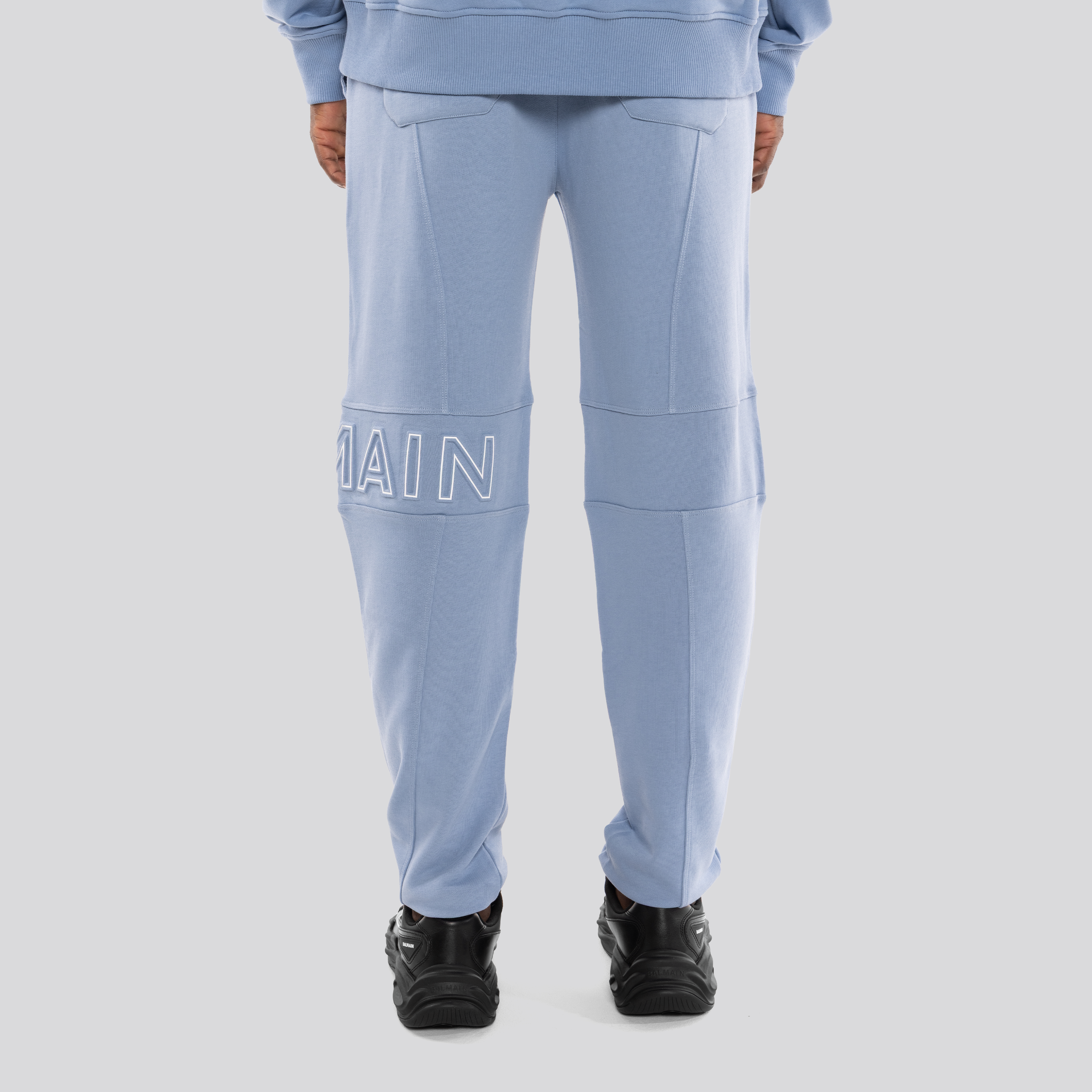 Sudadera Azul Balmain Reflect