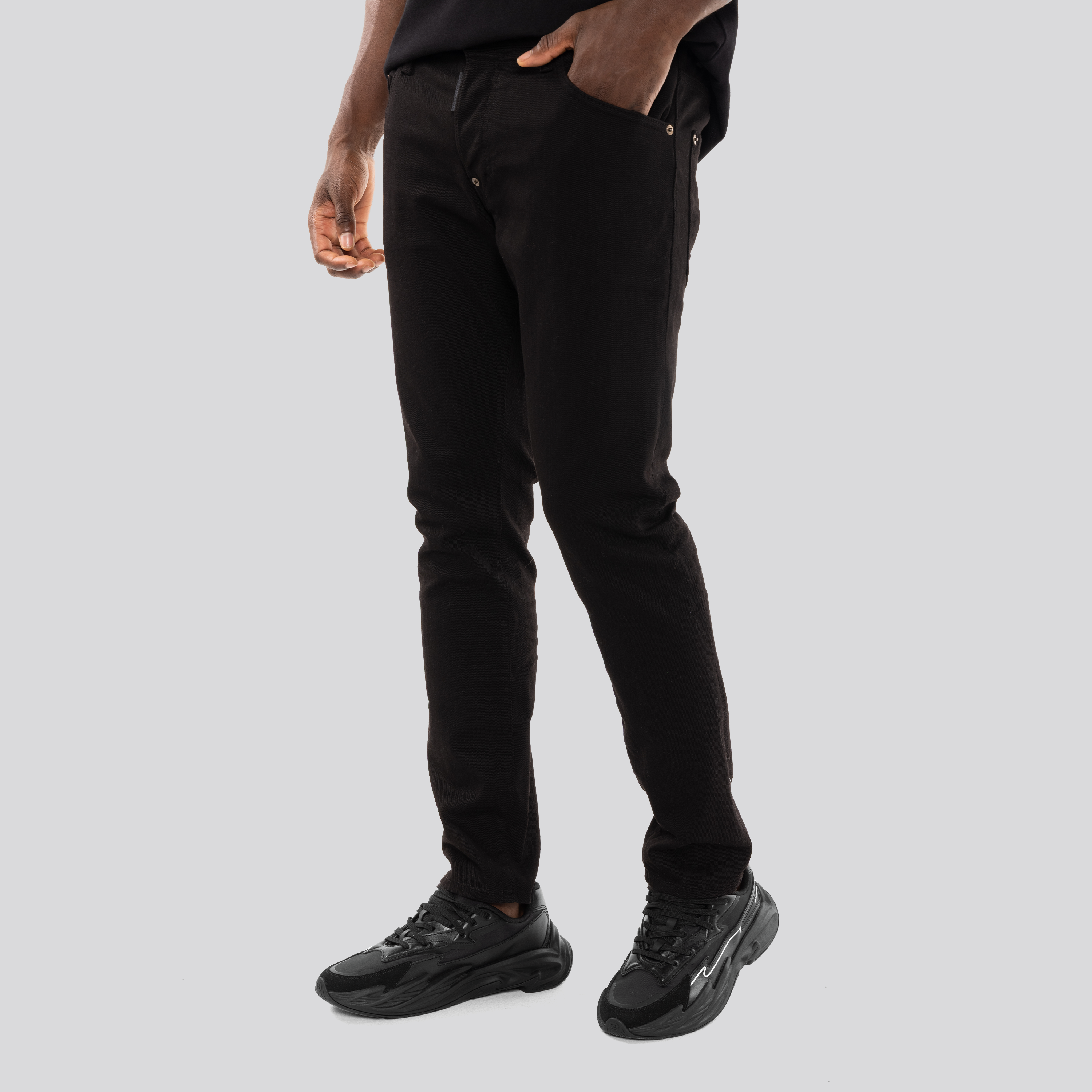 Jeans Negro Dsquared2 Icon Bull (Skater Jean)