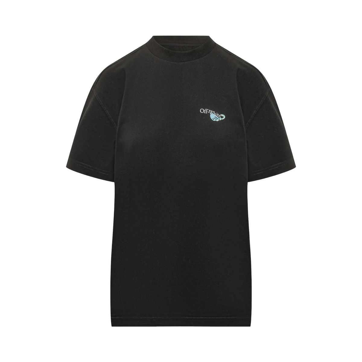 Camiseta Negra Off-White Quote Soft Life