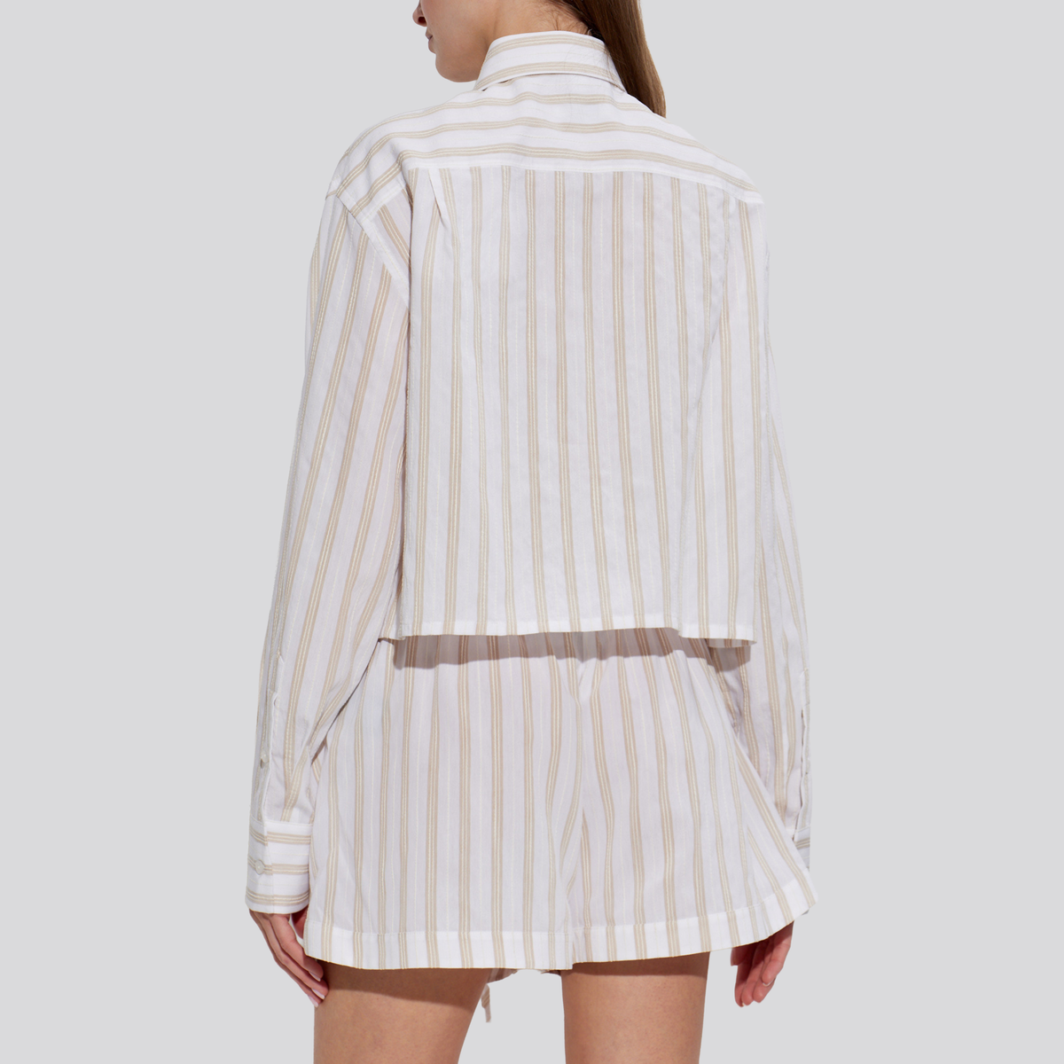 Camisa Blanca Off-White Striped