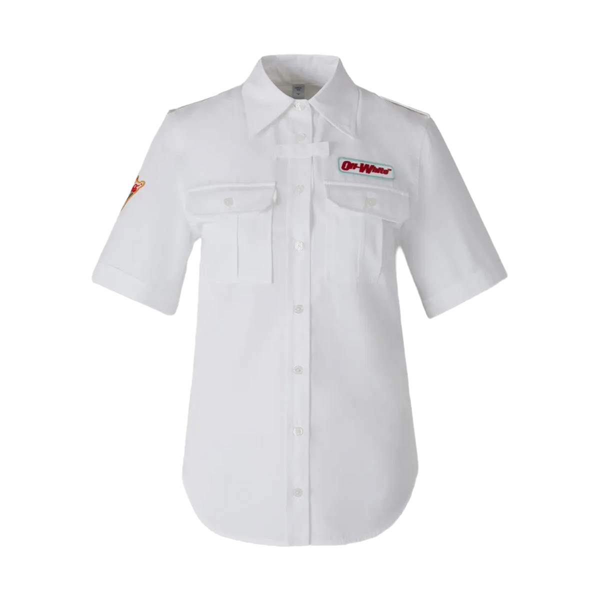 Camisa Blanca Off-White Pockets