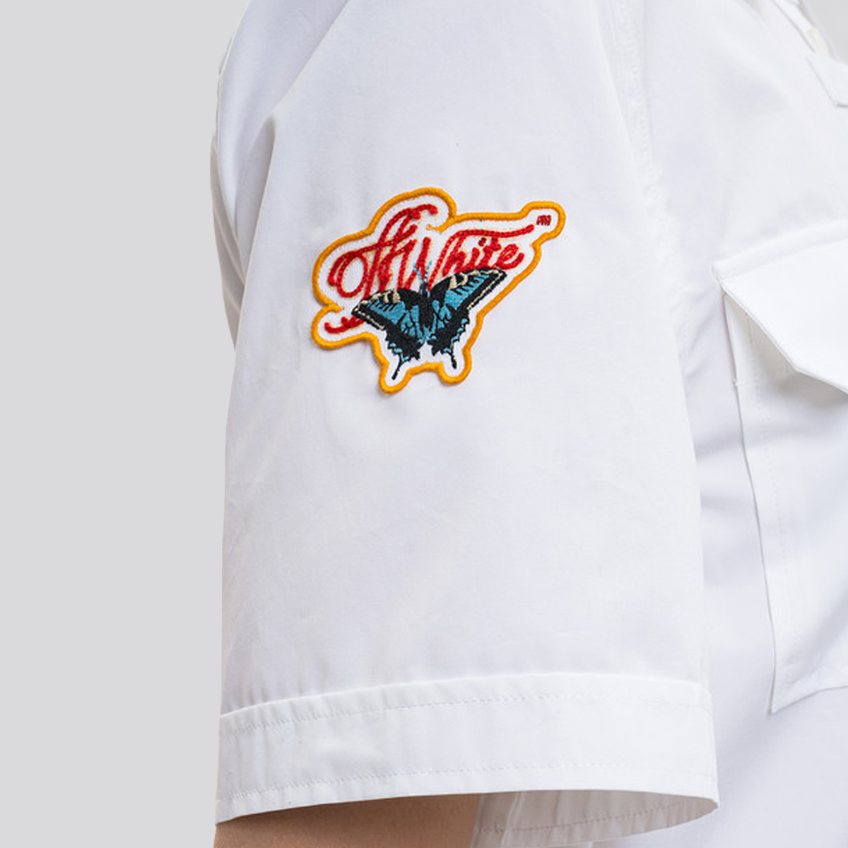 Camisa Blanca Off-White Pockets