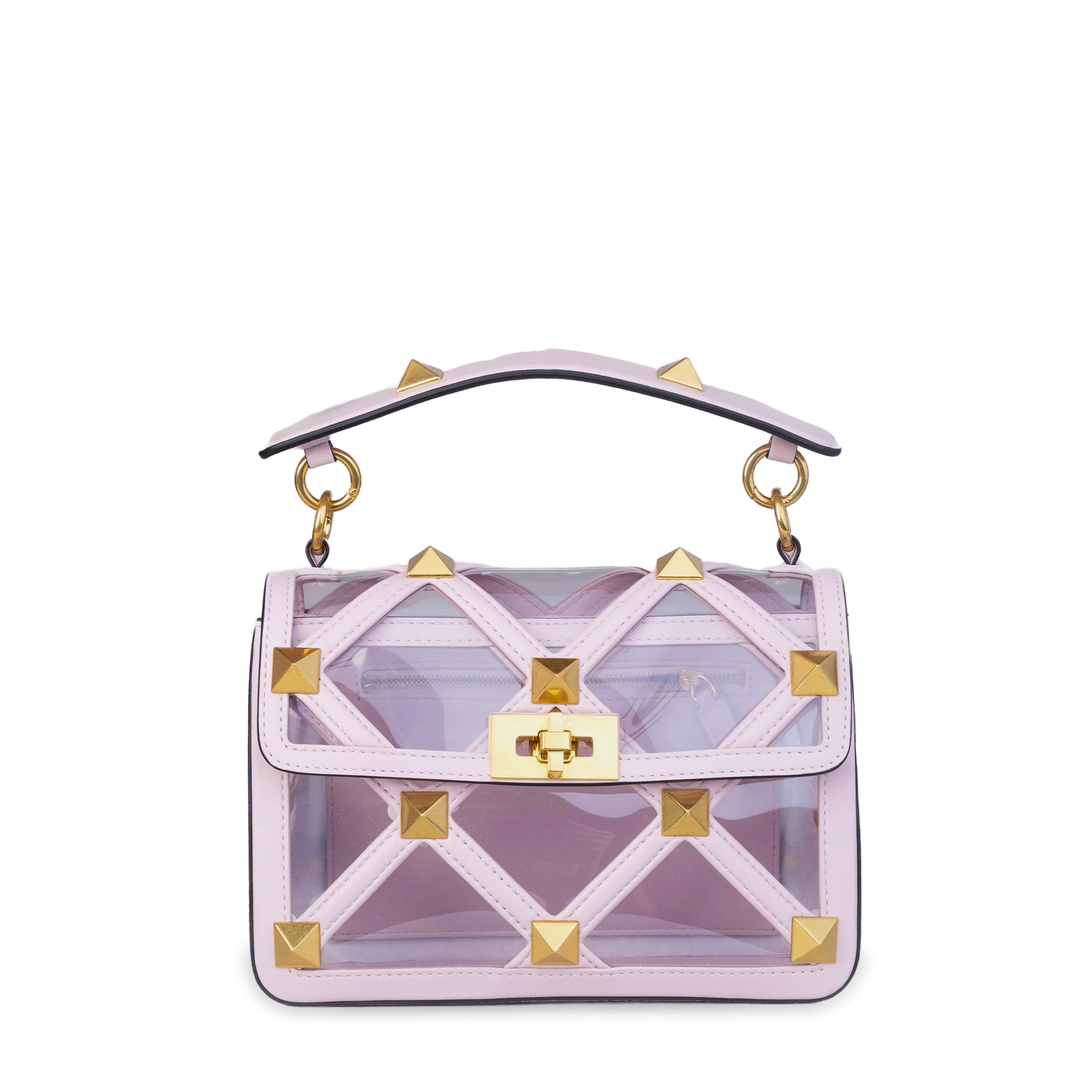 Bolso Lila Valentino Roman Stud Bag