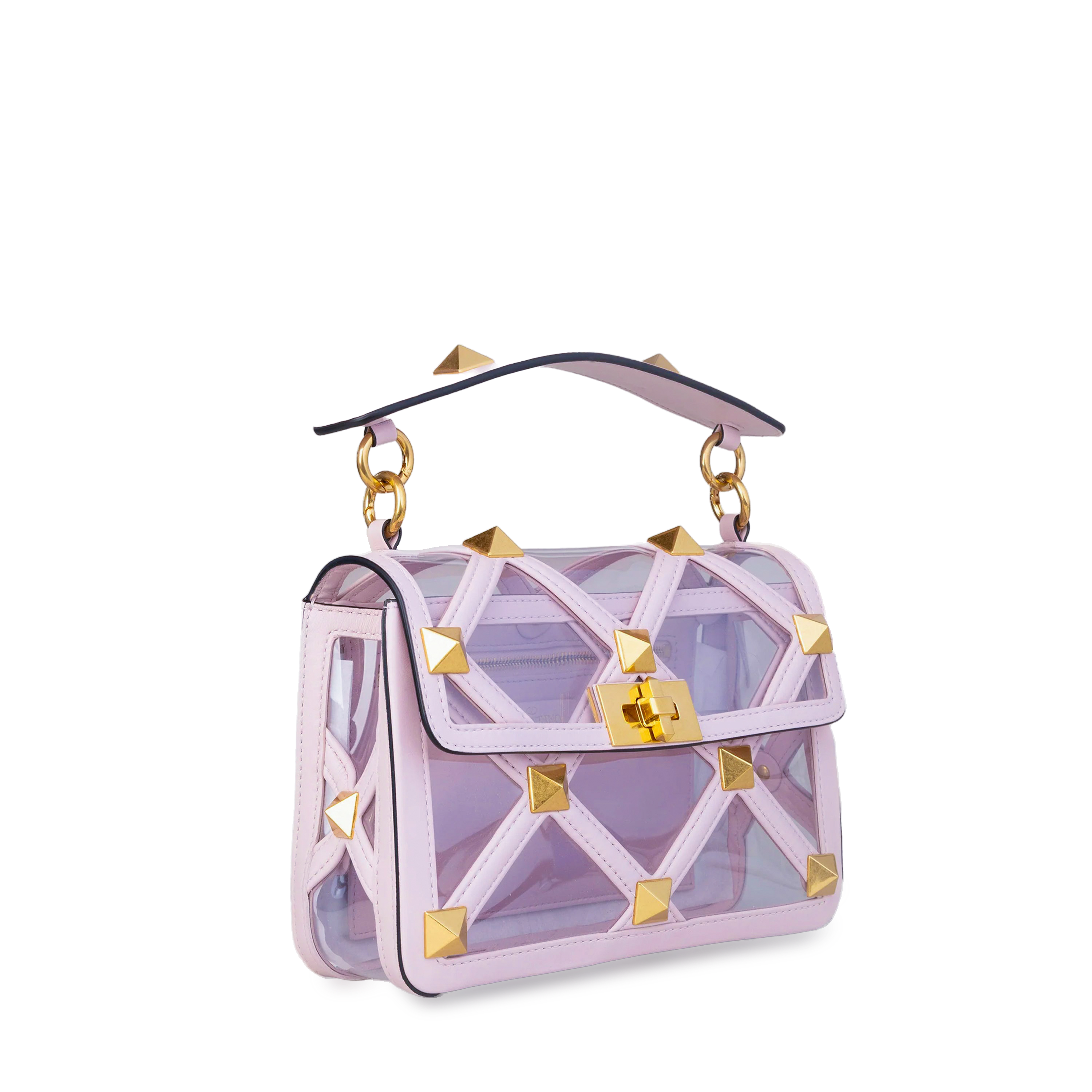 Bolso Lila Valentino Roman Stud Bag