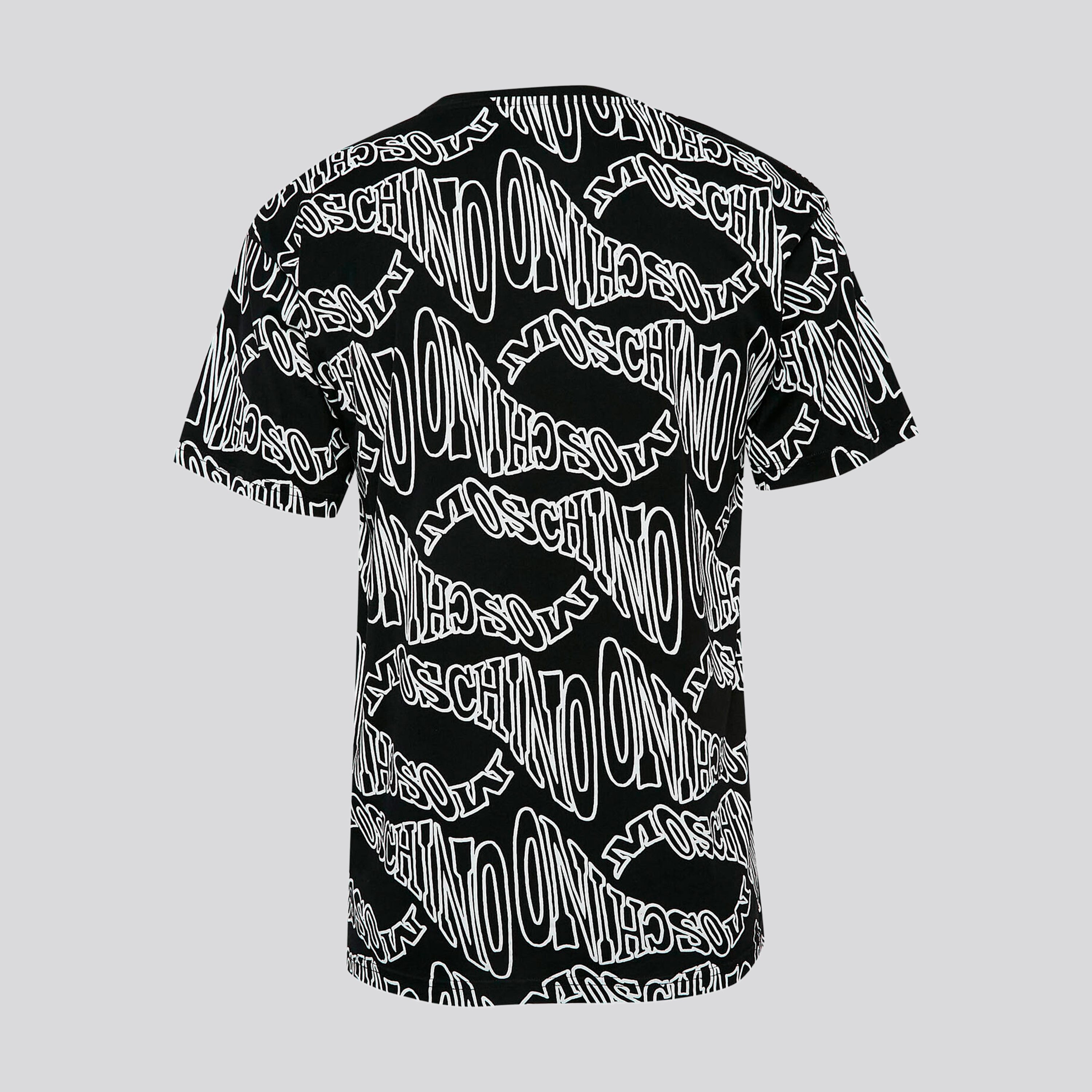 Camiseta Negra Moschino Multi Stars