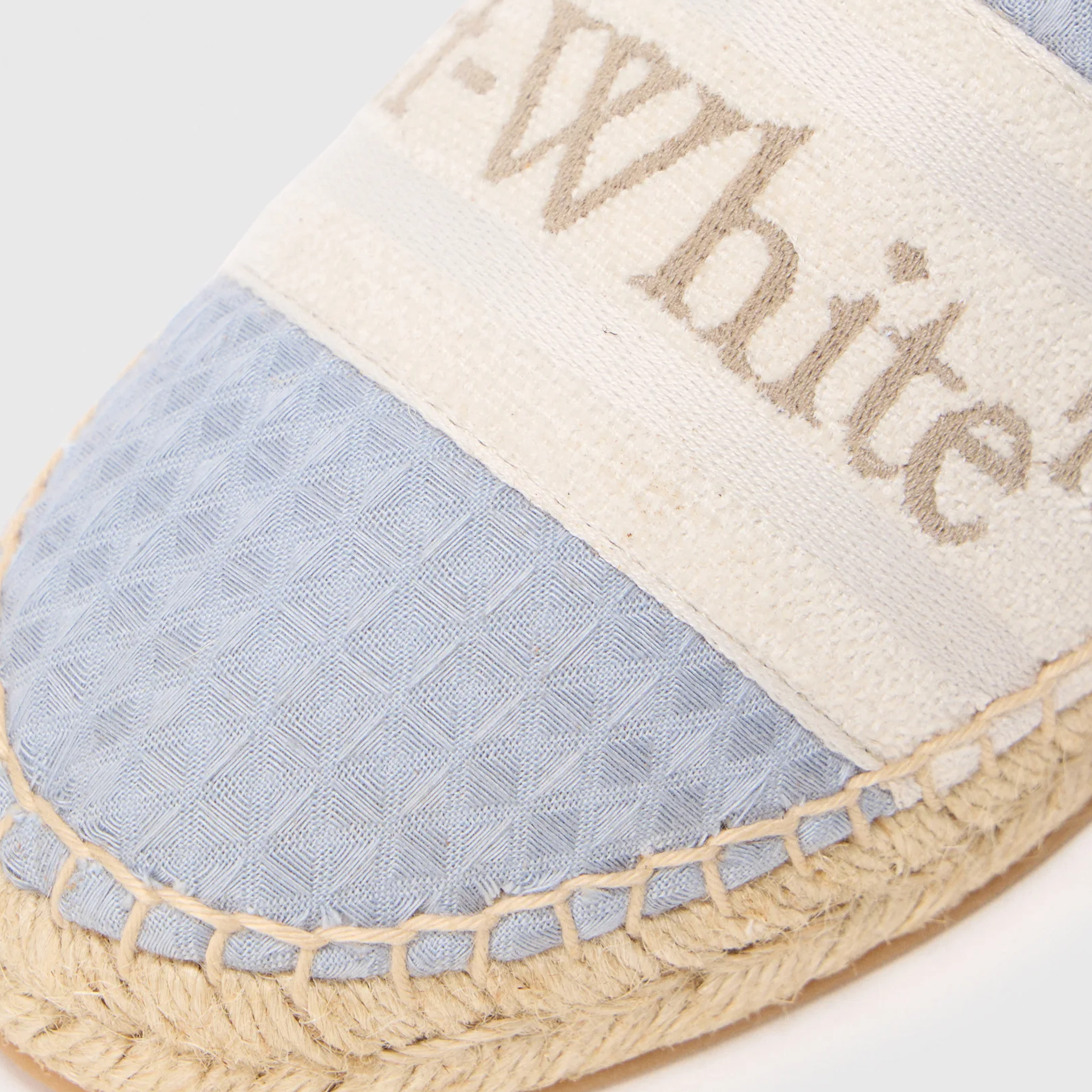 Espadrille Celeste Off-White Logo