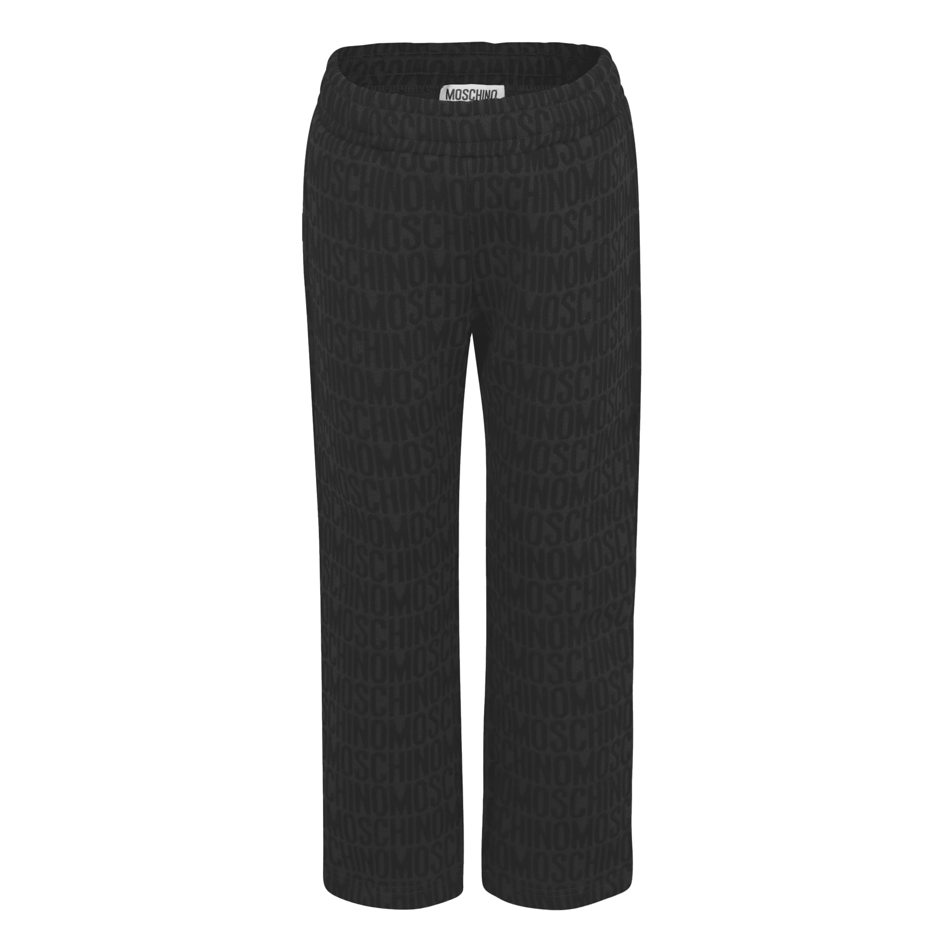 Sudadera Negra Moschino Monogram Logo